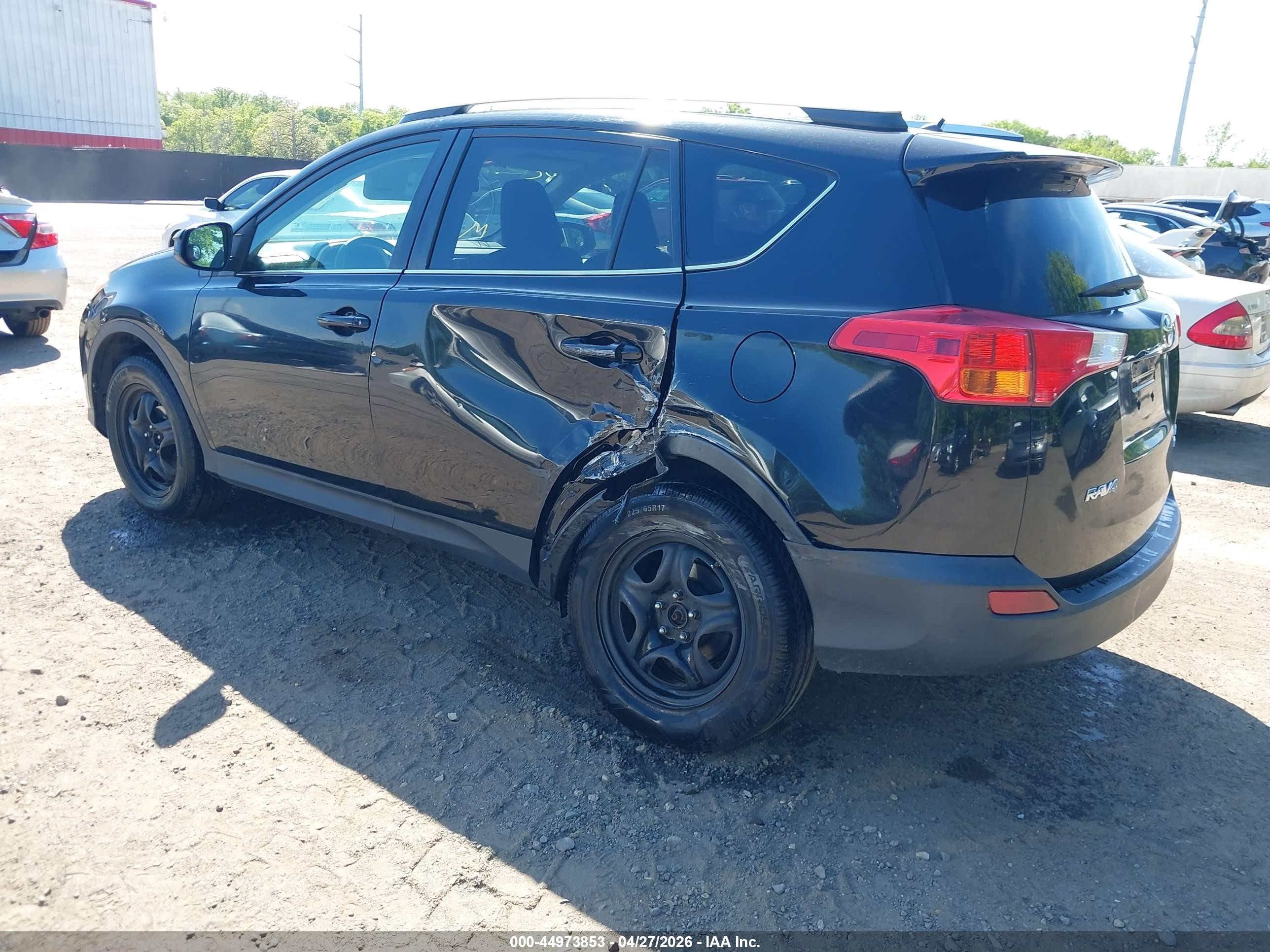 2013 Toyota Rav4 Le Black vin: 2T3BFREVXDW051572