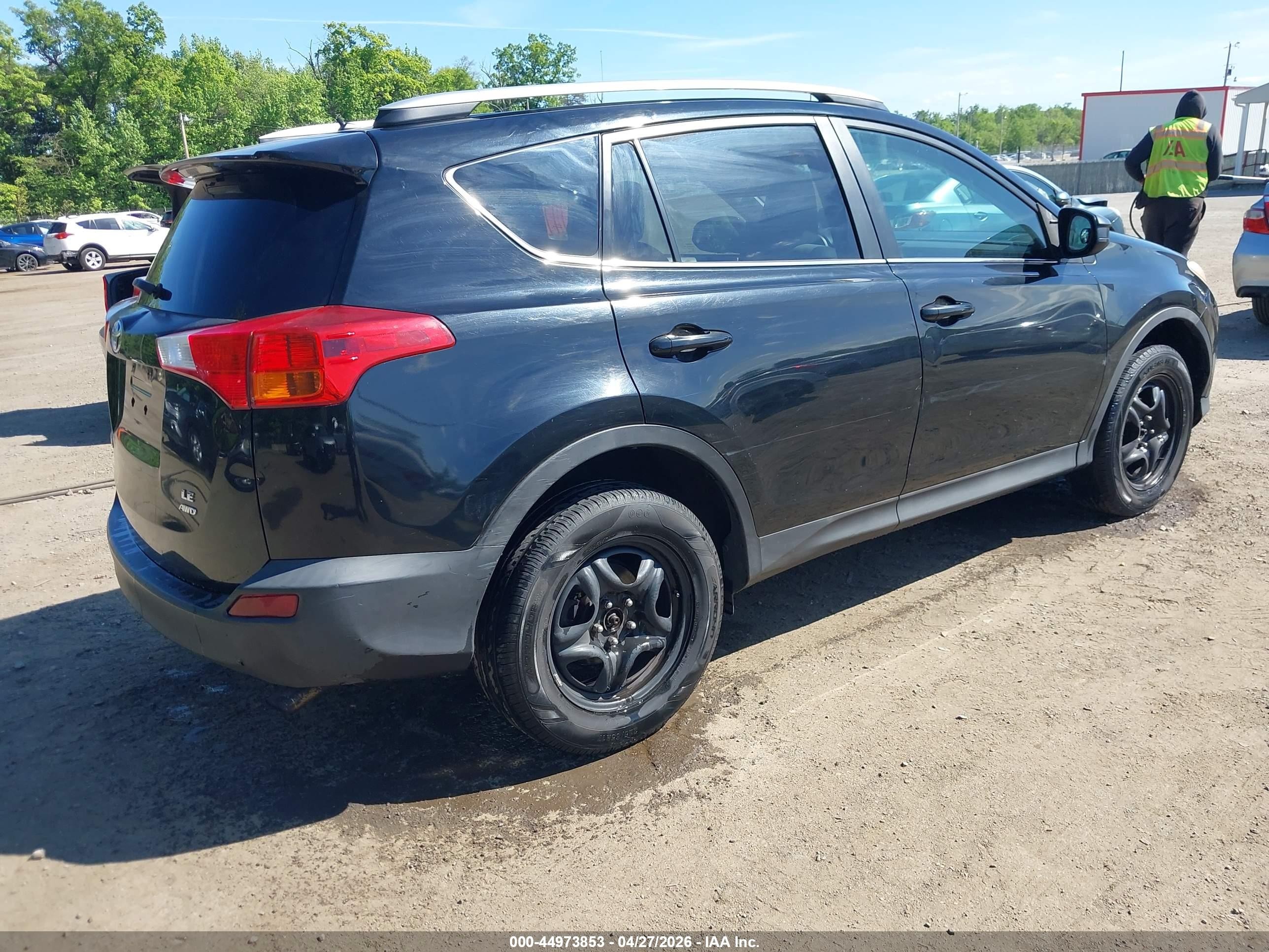 2013 Toyota Rav4 Le Black vin: 2T3BFREVXDW051572