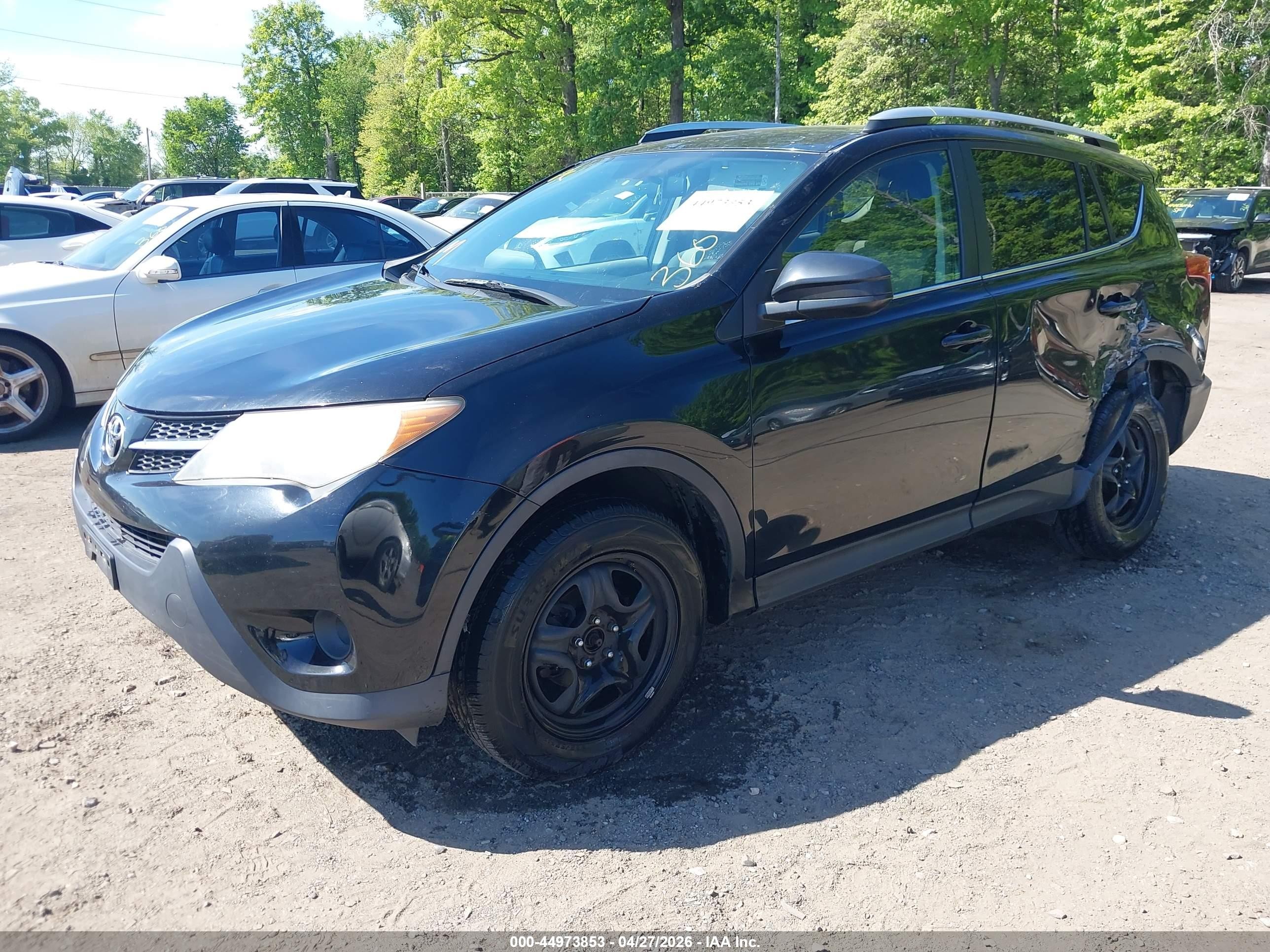 2013 Toyota Rav4 Le Black vin: 2T3BFREVXDW051572