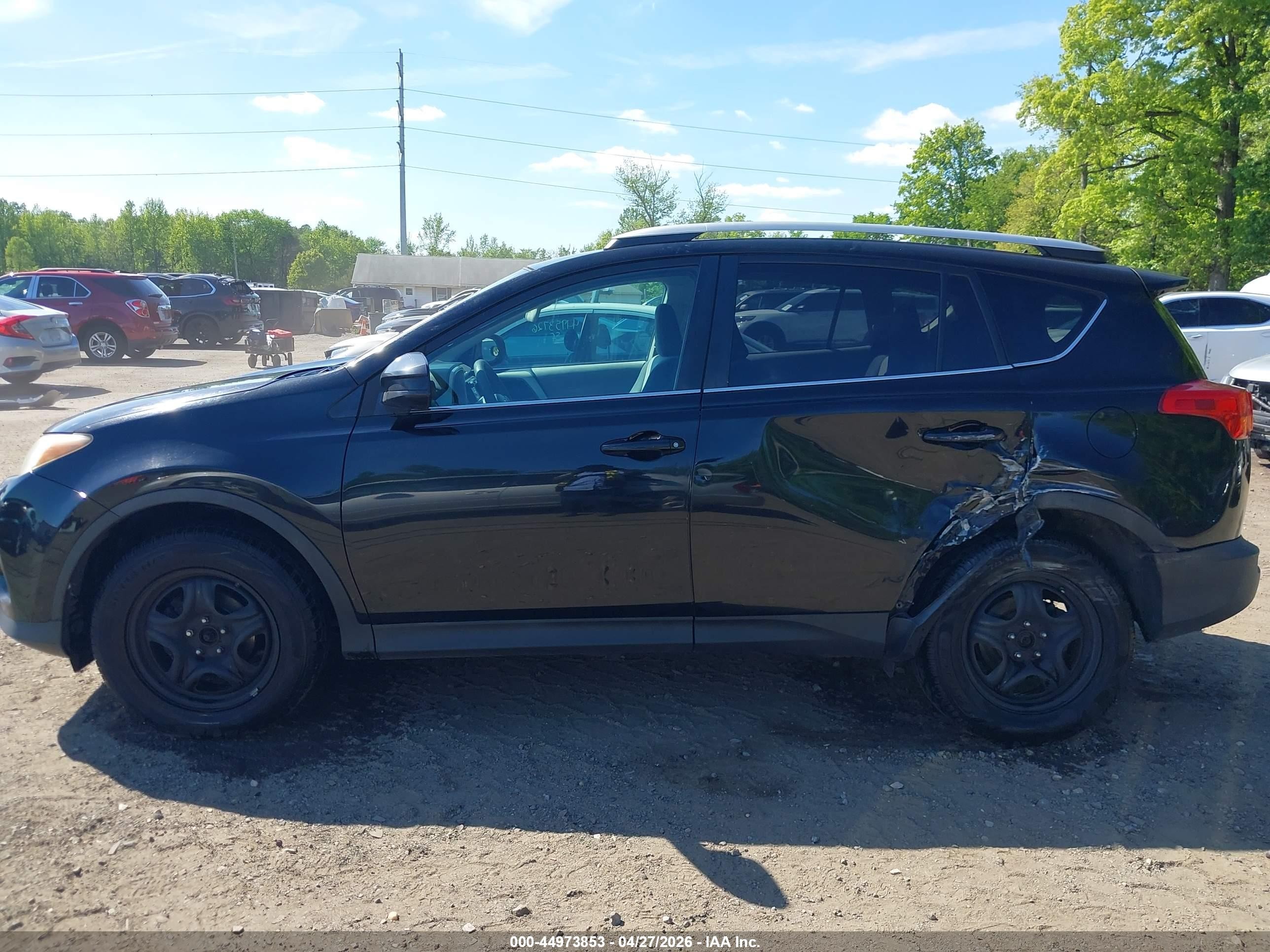 2013 Toyota Rav4 Le Black vin: 2T3BFREVXDW051572