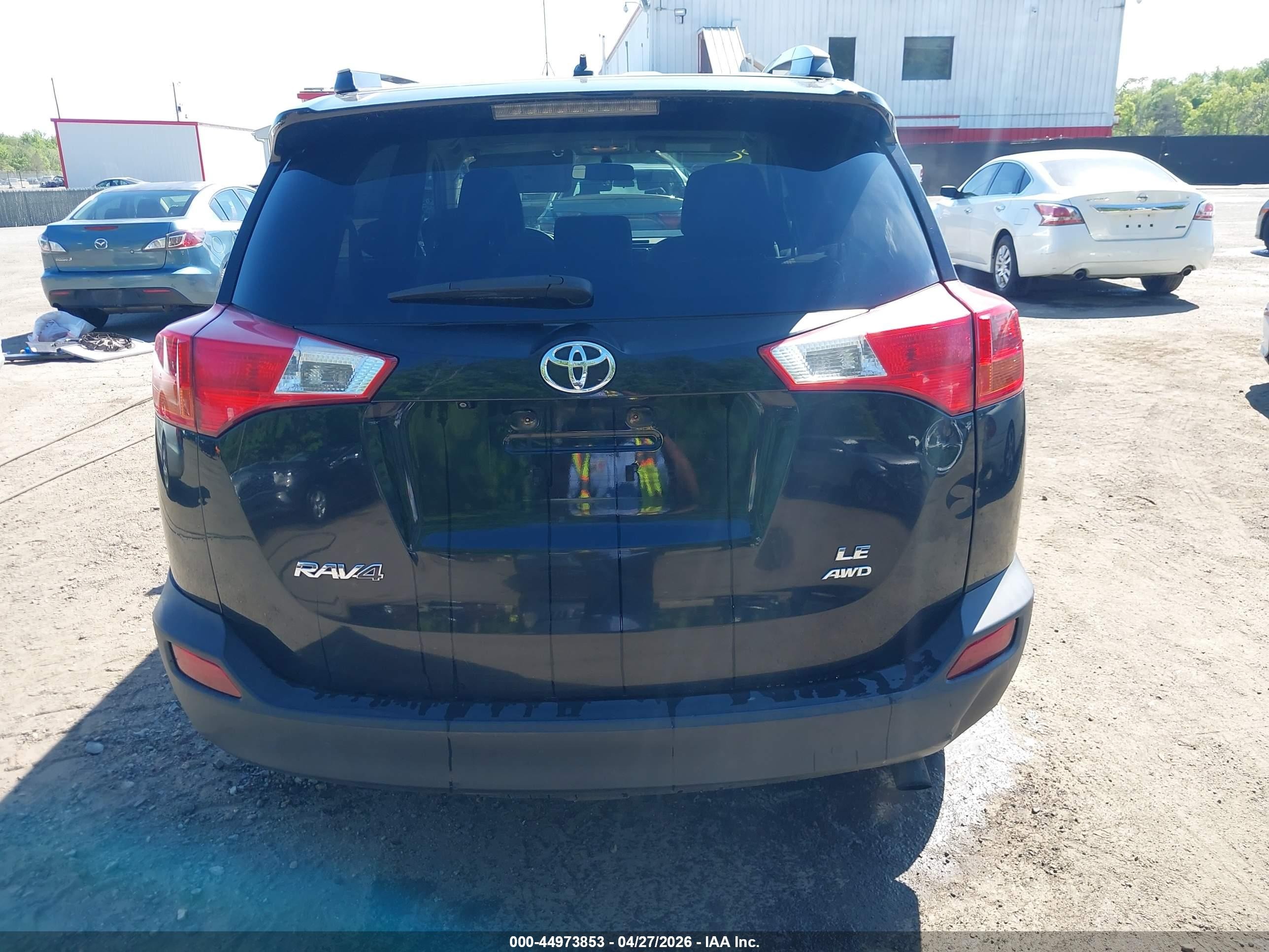2013 Toyota Rav4 Le Black vin: 2T3BFREVXDW051572