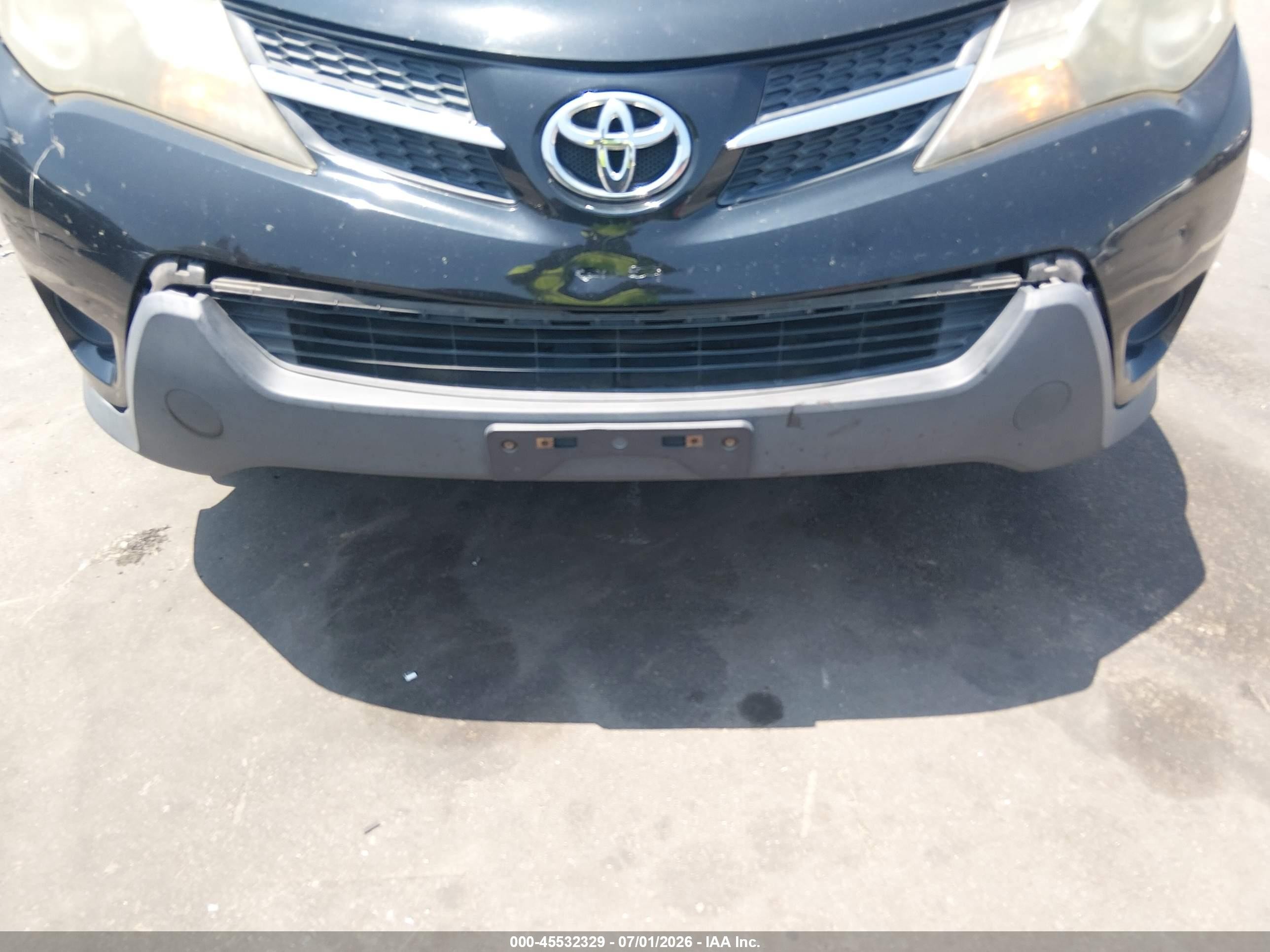2013 Toyota Rav4 Le Black vin: 2T3BFREVXDW059705