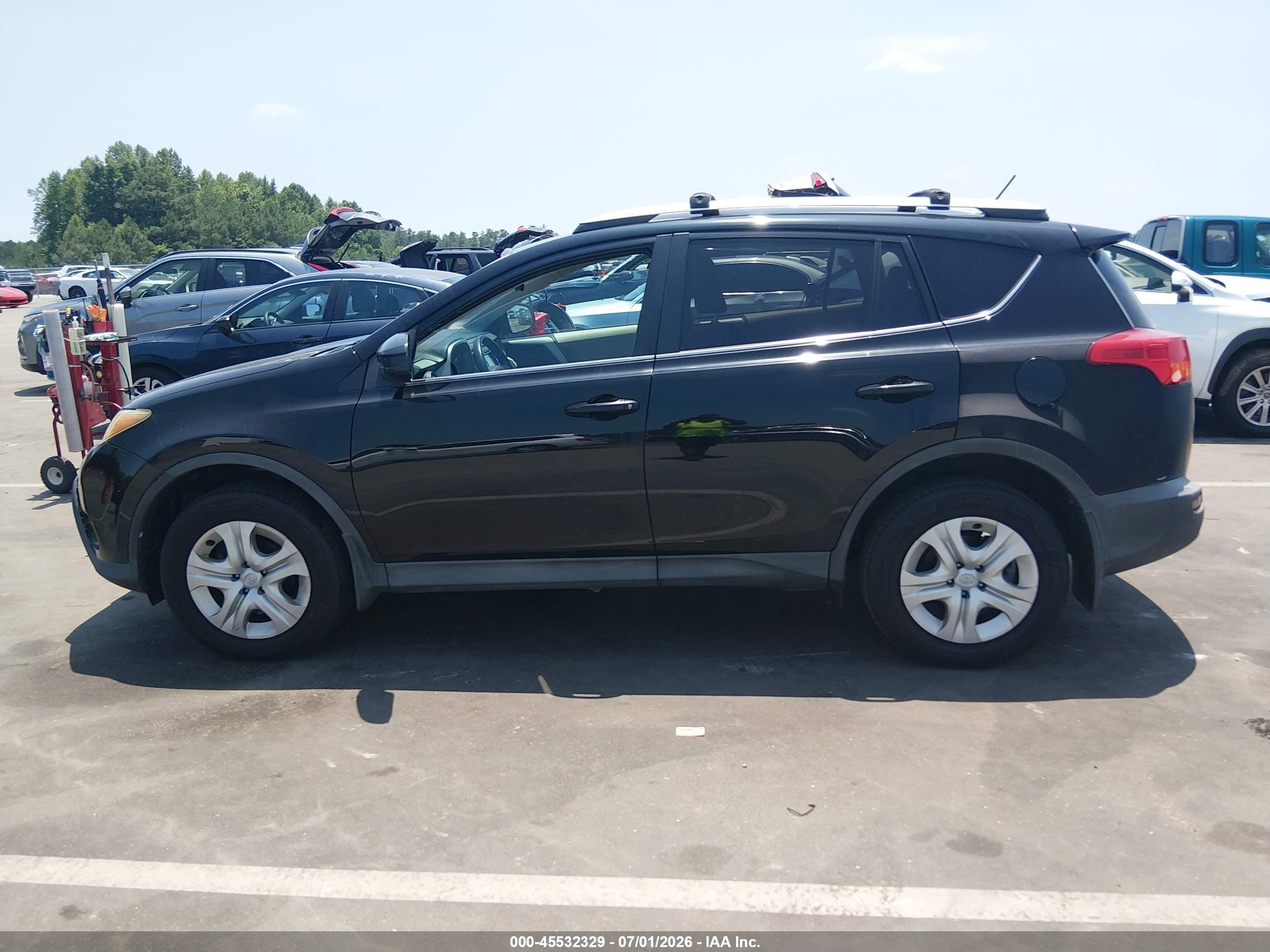 2013 Toyota Rav4 Le Black vin: 2T3BFREVXDW059705