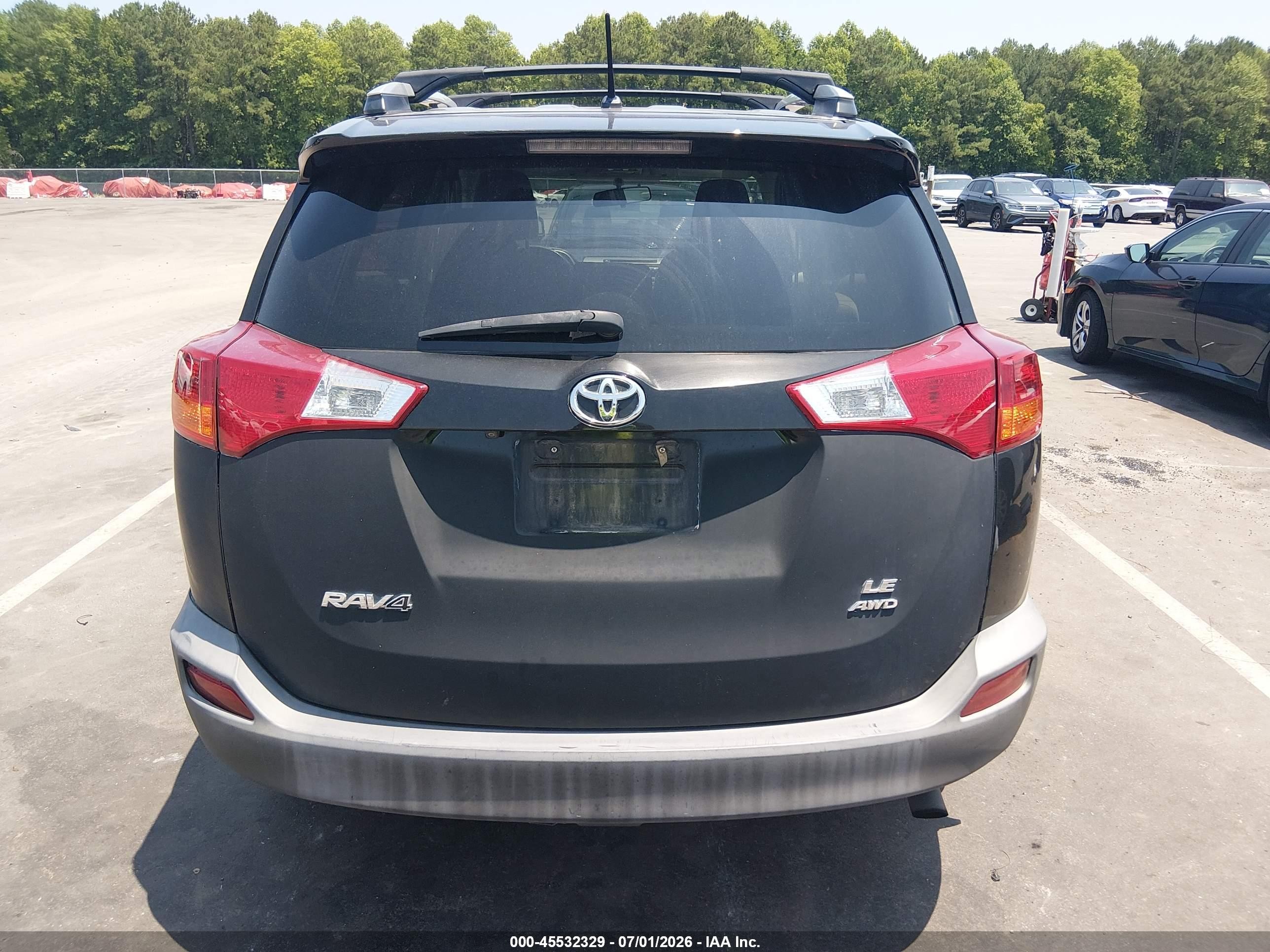2013 Toyota Rav4 Le Black vin: 2T3BFREVXDW059705