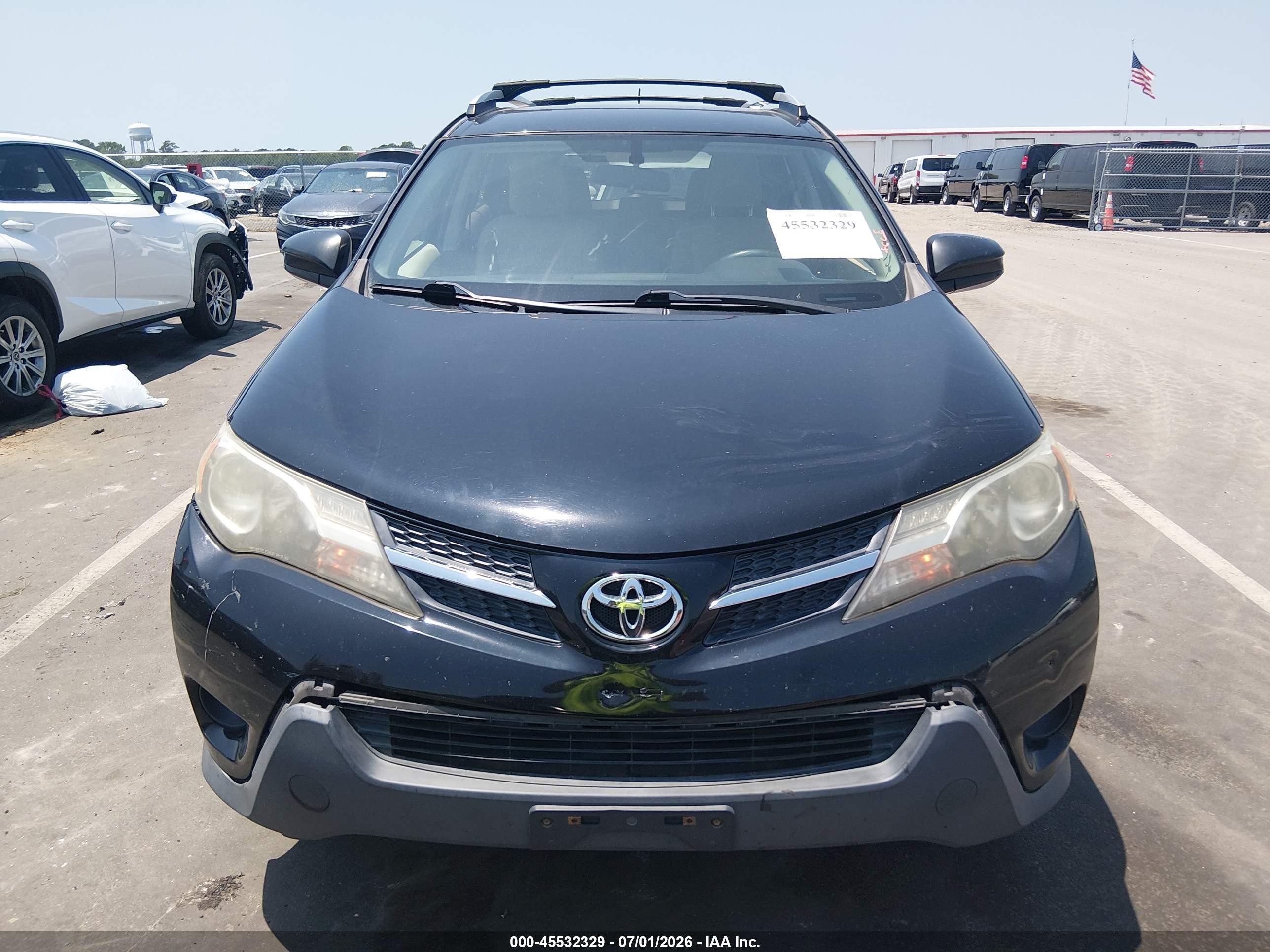 2013 Toyota Rav4 Le Black vin: 2T3BFREVXDW059705
