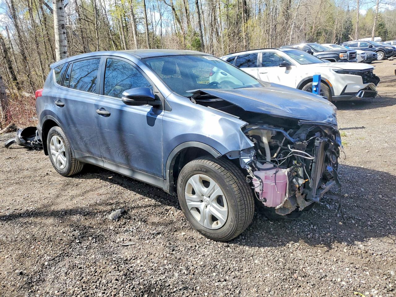 2013 Toyota Rav4 Le Blue vin: 2T3BFREVXDW061437