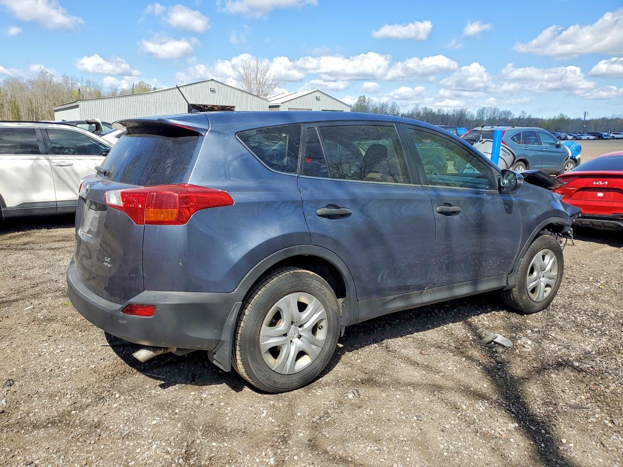 2013 Toyota Rav4 Le Blue vin: 2T3BFREVXDW061437