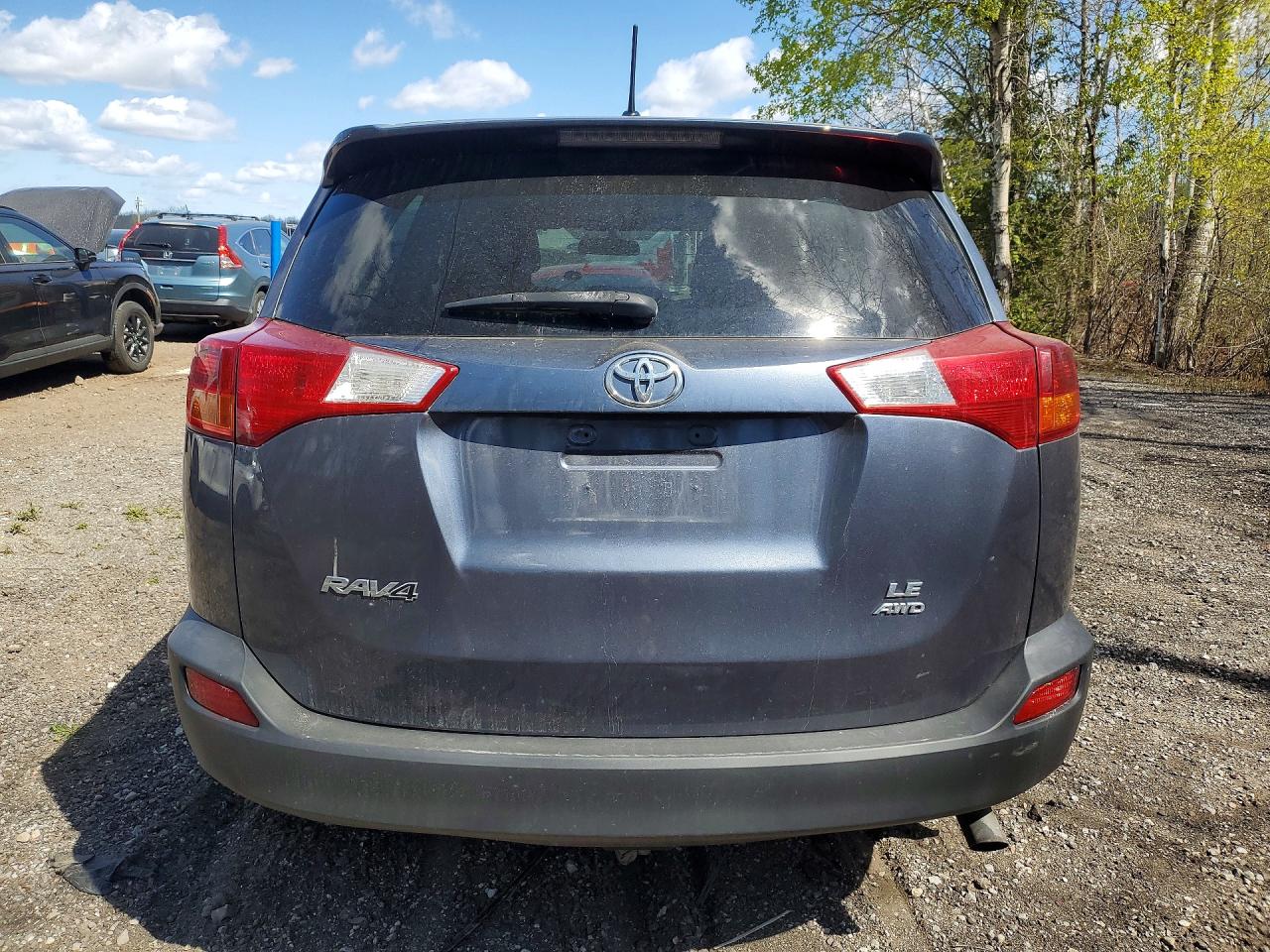 2013 Toyota Rav4 Le Blue vin: 2T3BFREVXDW061437