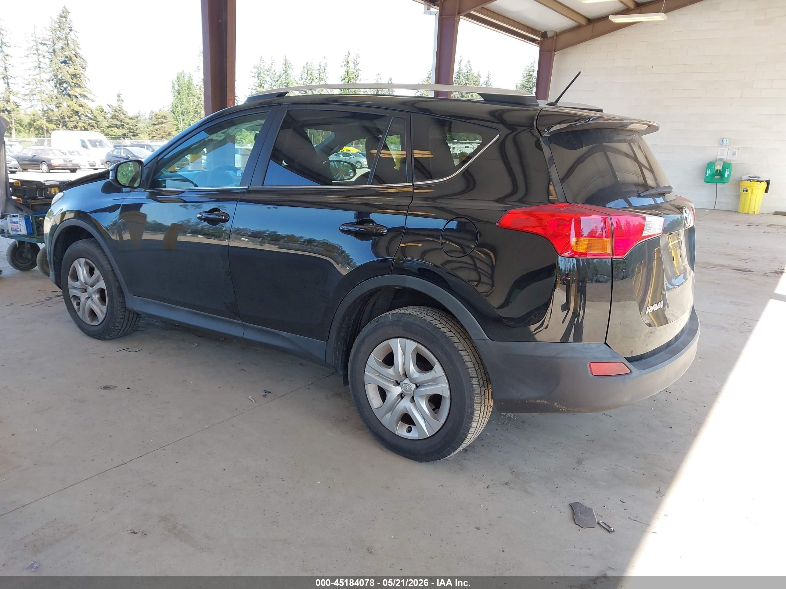 2013 Toyota Rav4 Le Black vin: 2T3BFREVXDW066394
