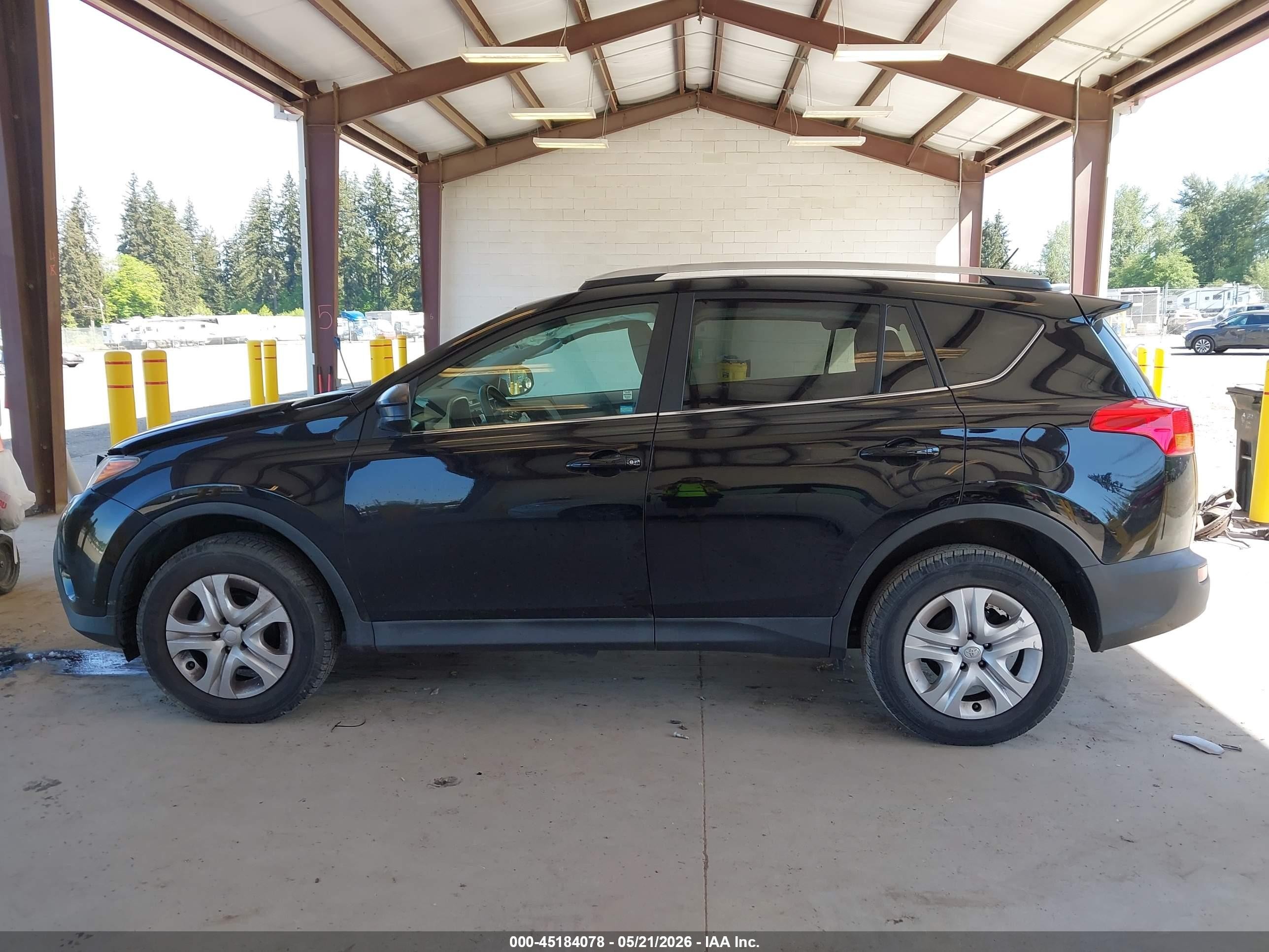 2013 Toyota Rav4 Le Black vin: 2T3BFREVXDW066394