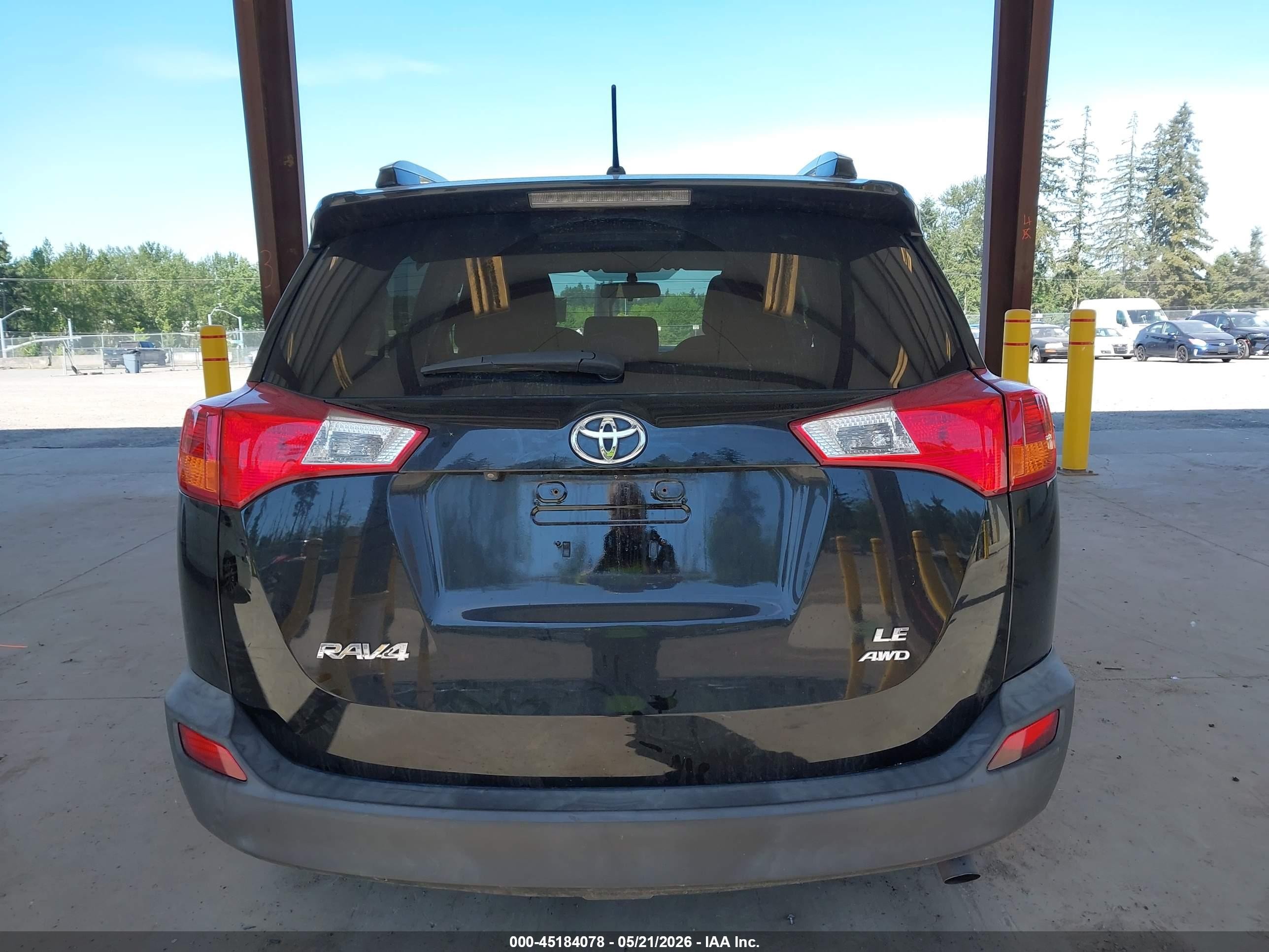 2013 Toyota Rav4 Le Black vin: 2T3BFREVXDW066394