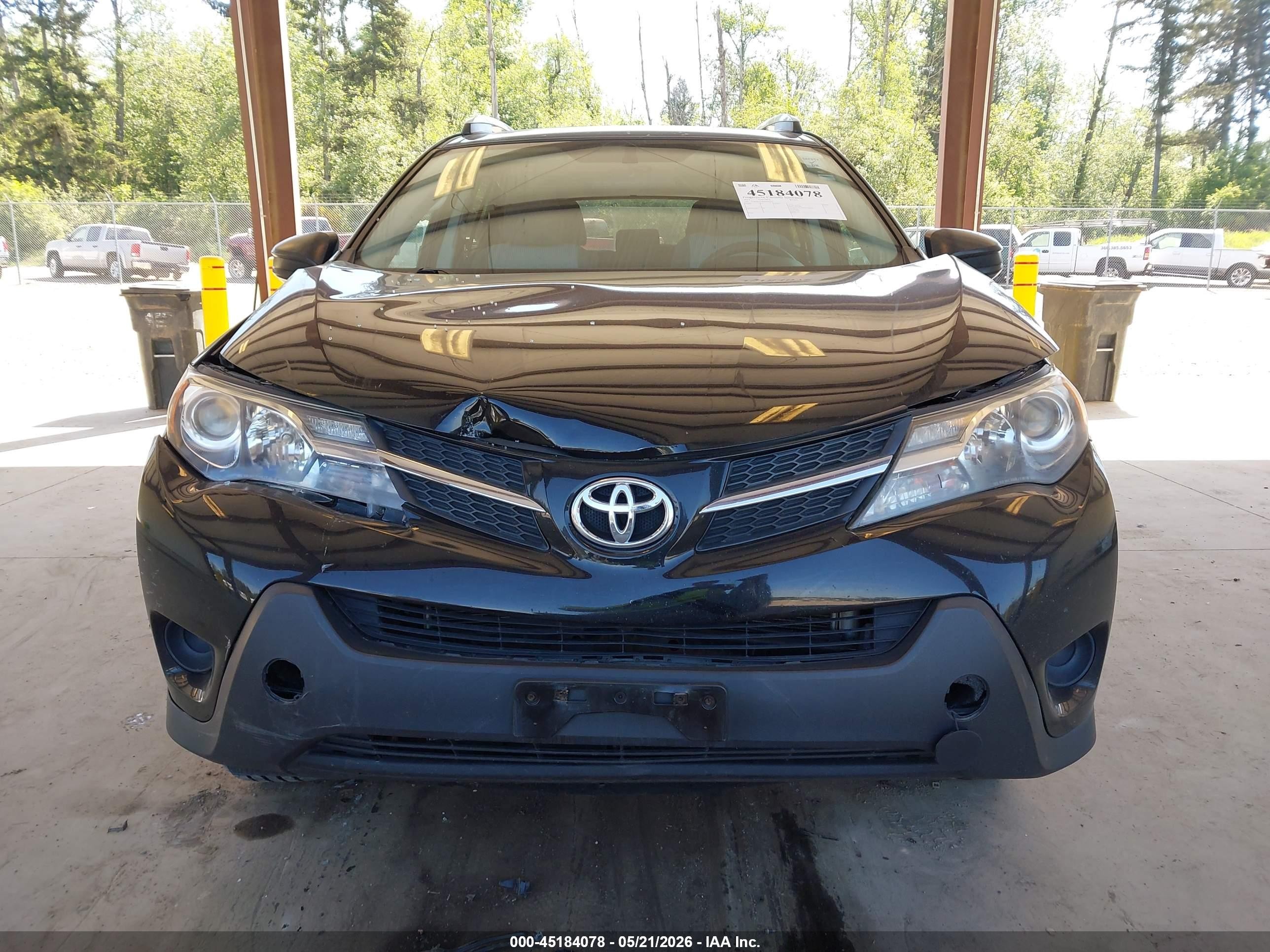 2013 Toyota Rav4 Le Black vin: 2T3BFREVXDW066394