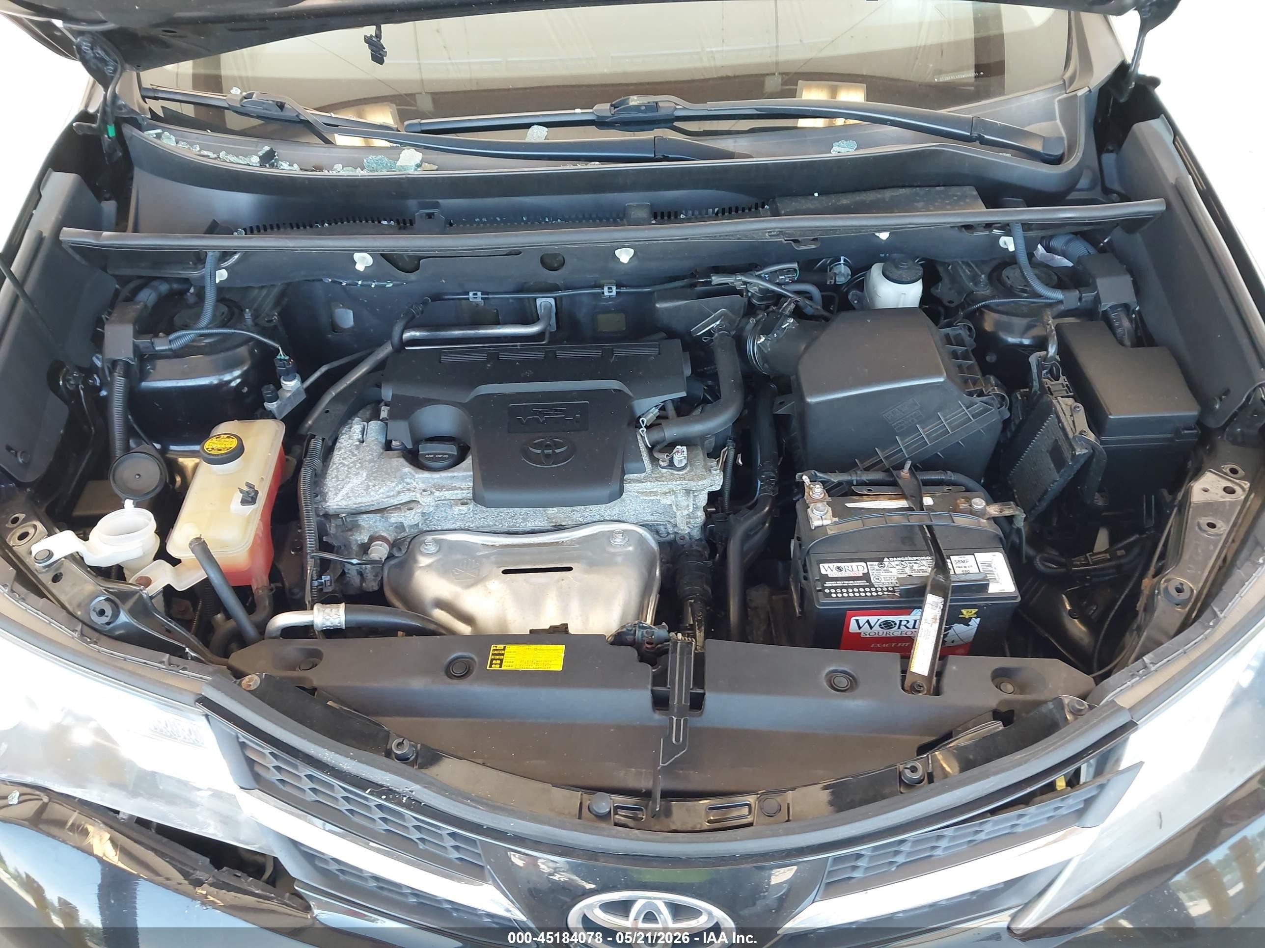 2013 Toyota Rav4 Le Black vin: 2T3BFREVXDW066394