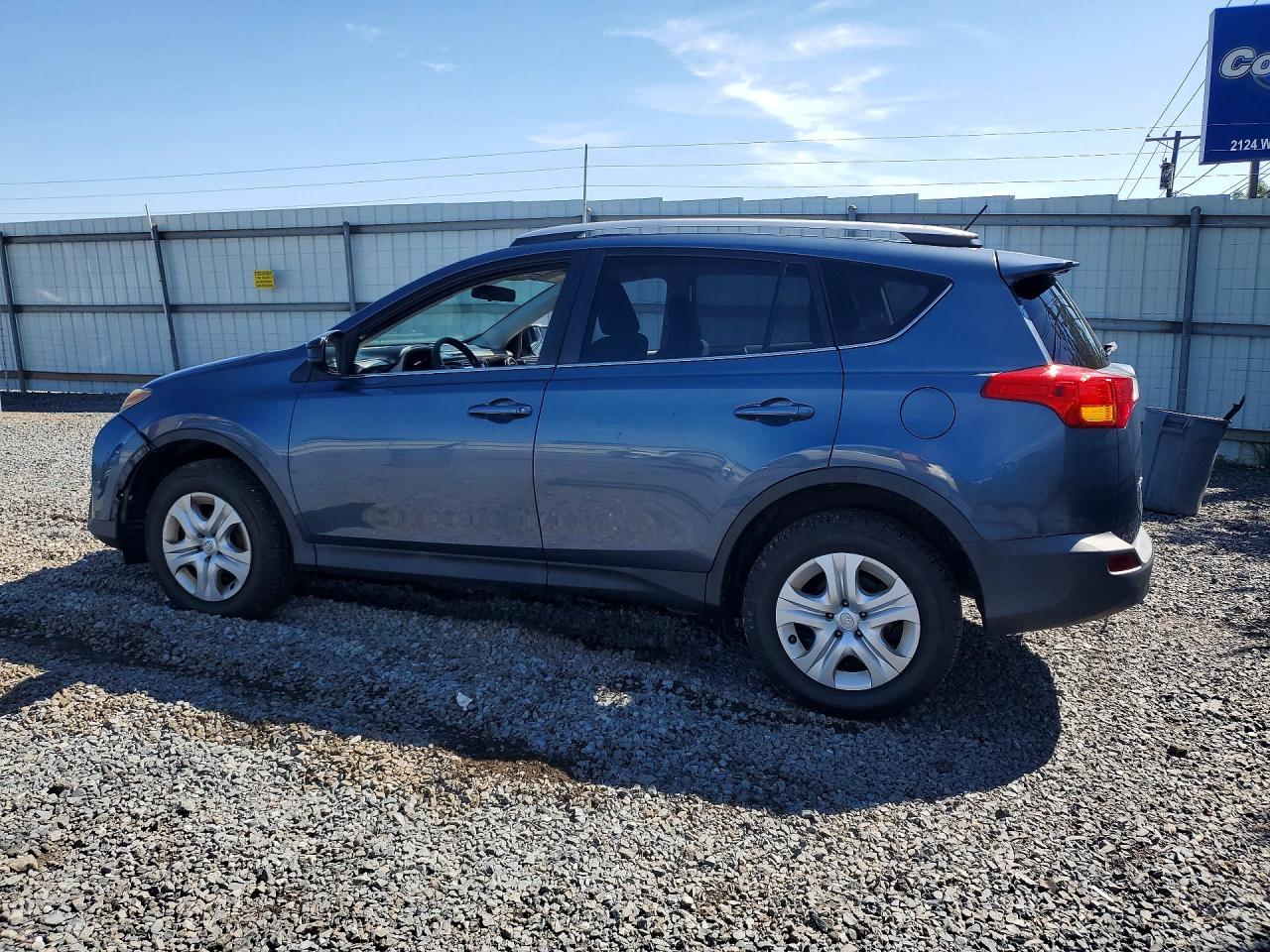 2013 Toyota Rav4 Le Blue vin: 2T3BFREVXDW079579