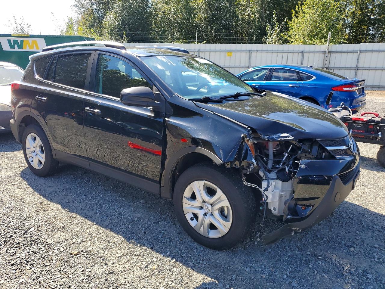 2014 Toyota Rav4 Le Черный vin: 2T3BFREVXEW197116
