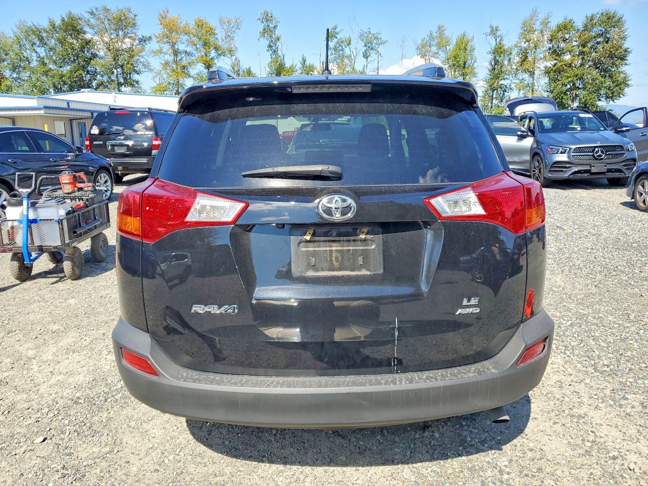 2014 Toyota Rav4 Le Черный vin: 2T3BFREVXEW197116