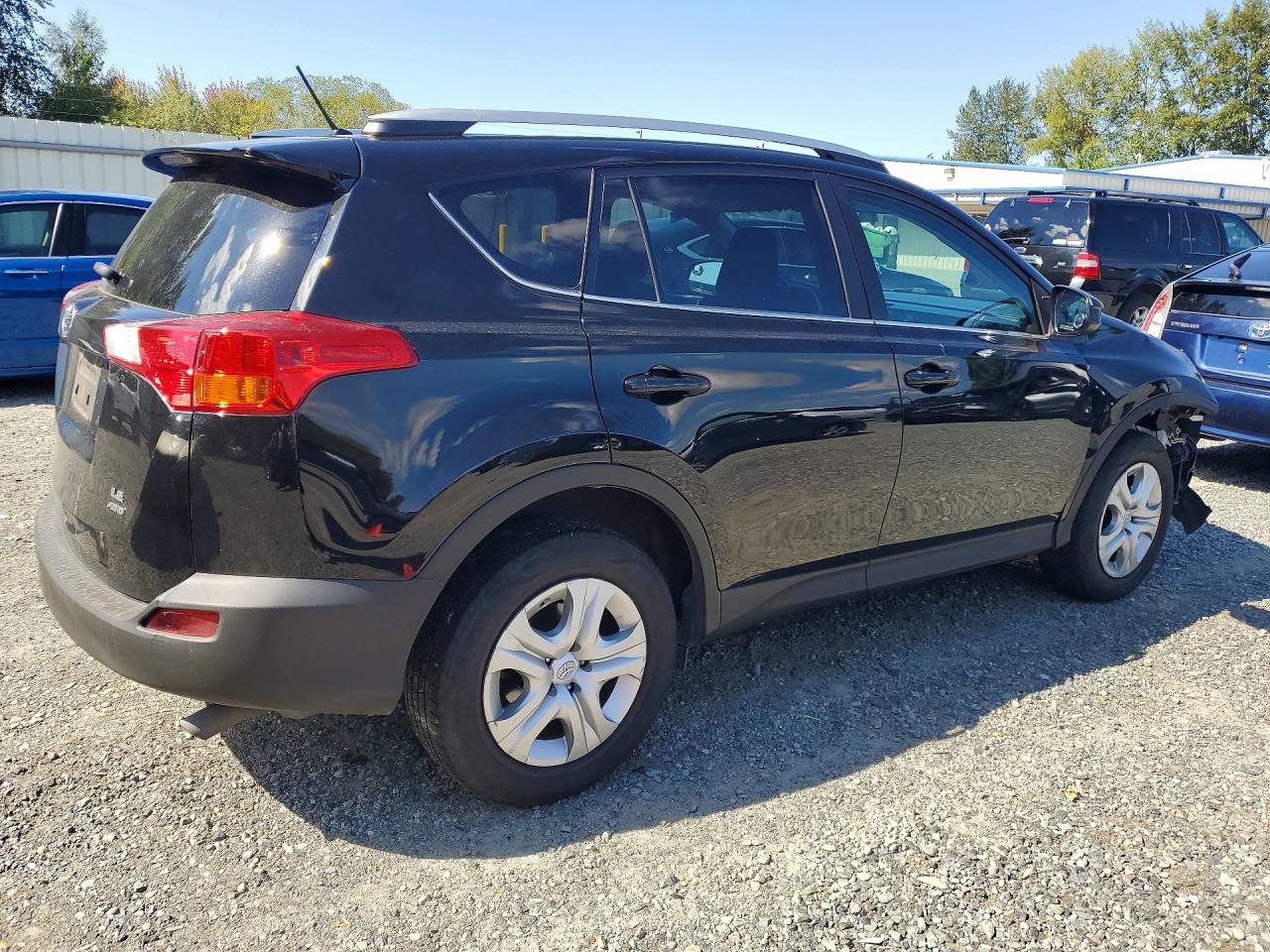 2014 Toyota Rav4 Le Черный vin: 2T3BFREVXEW197116