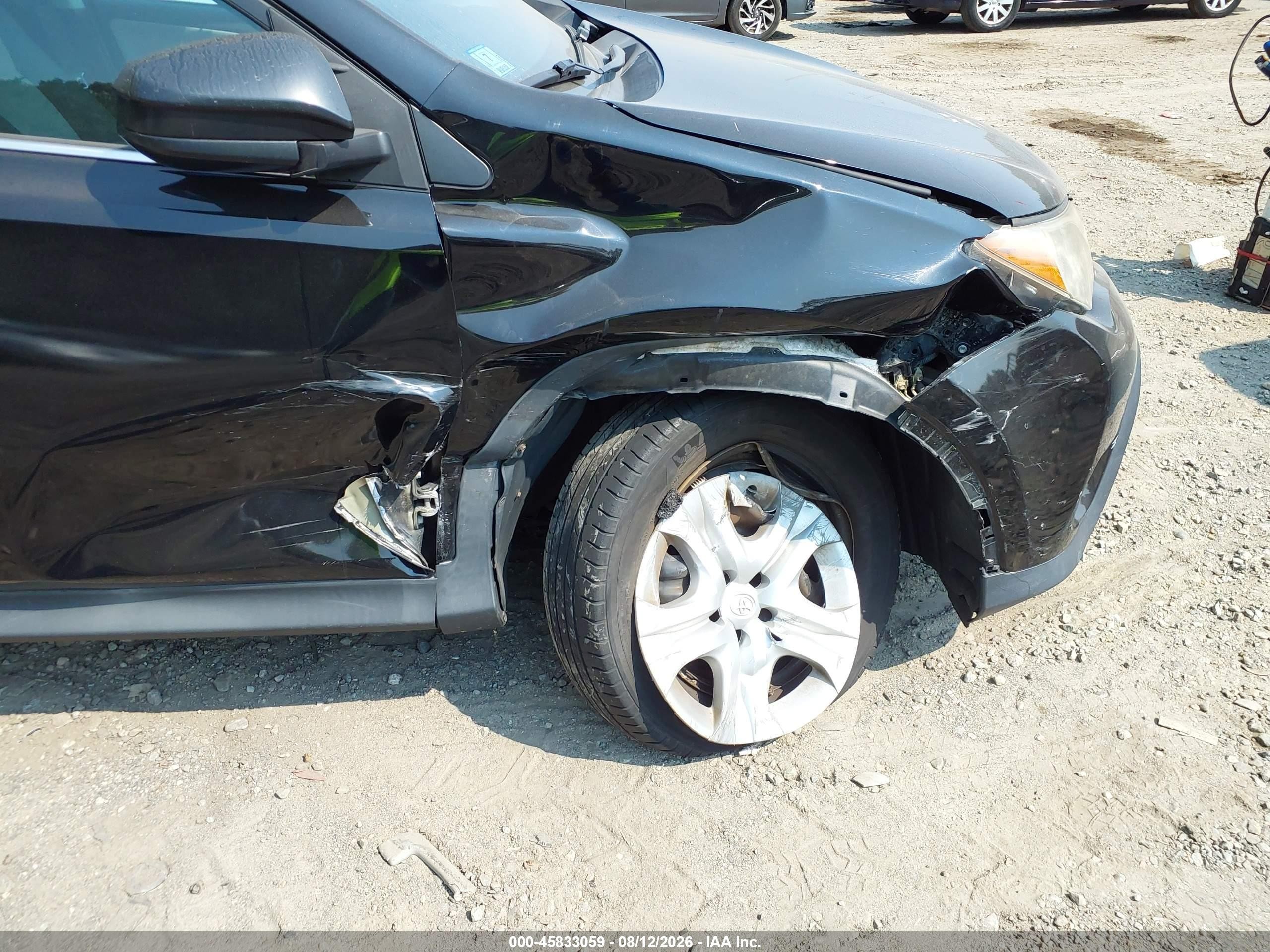 2015 Toyota Rav4 Le Черный vin: 2T3BFREVXFW365855
