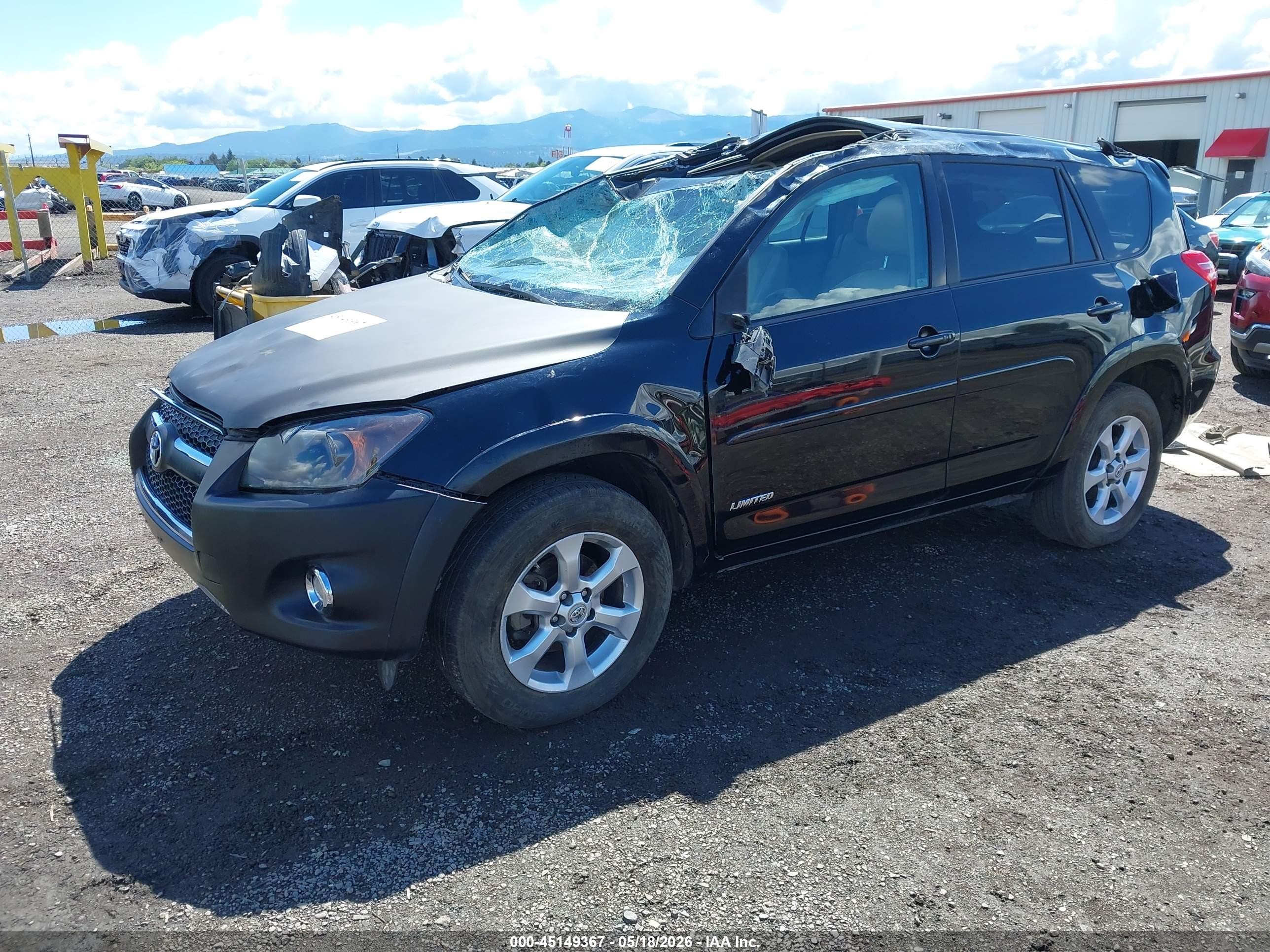 2009 Toyota Rav4 Limited V6 Black vin: 2T3BK31V19W012813
