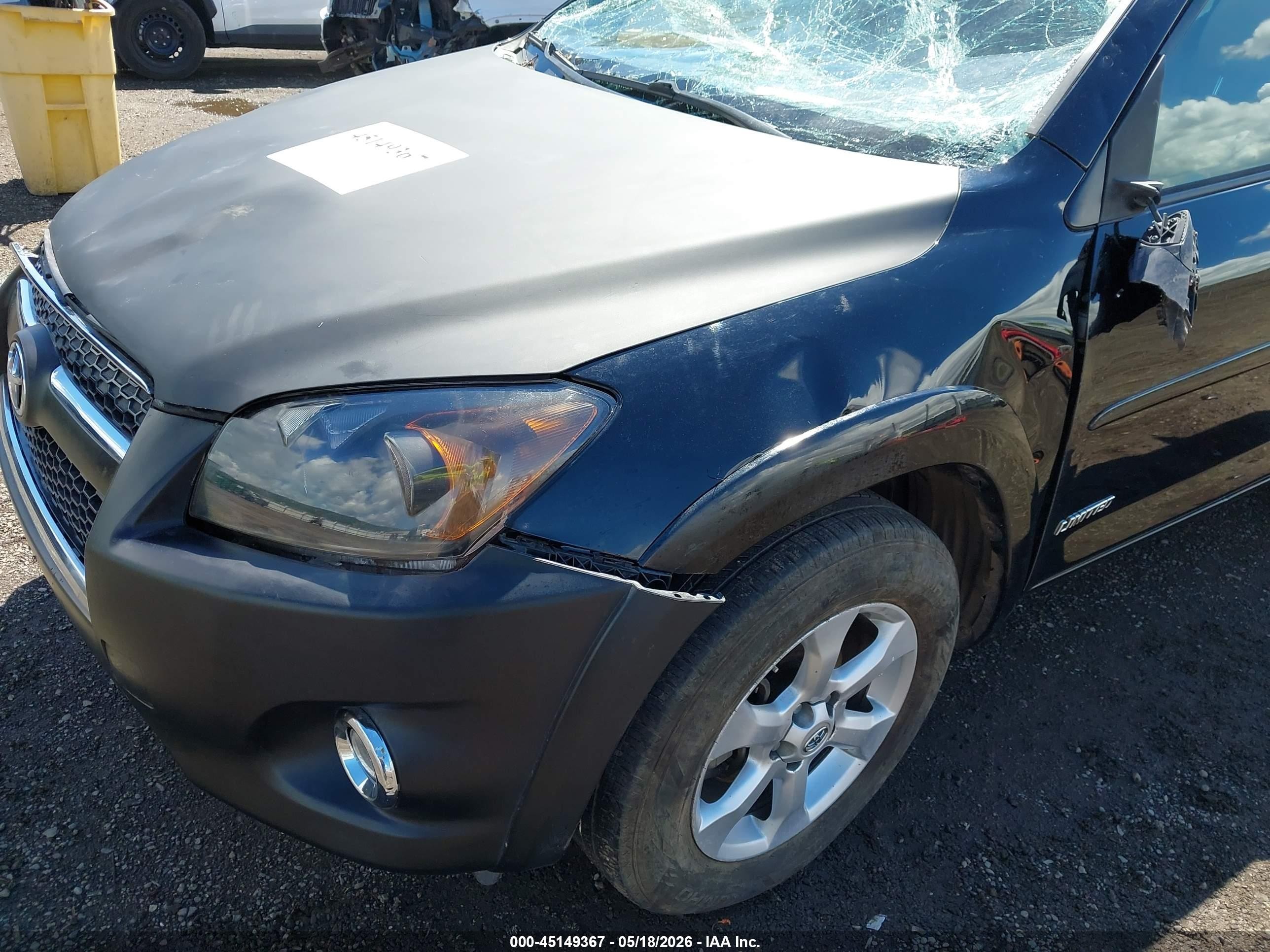 2009 Toyota Rav4 Limited V6 Black vin: 2T3BK31V19W012813