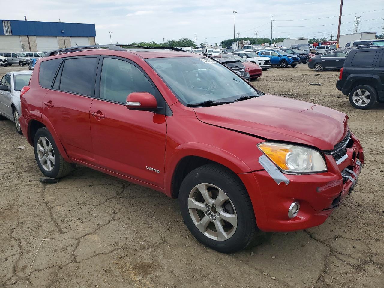 2009 Toyota Rav4 Limited Red vin: 2T3BK31V29W002405