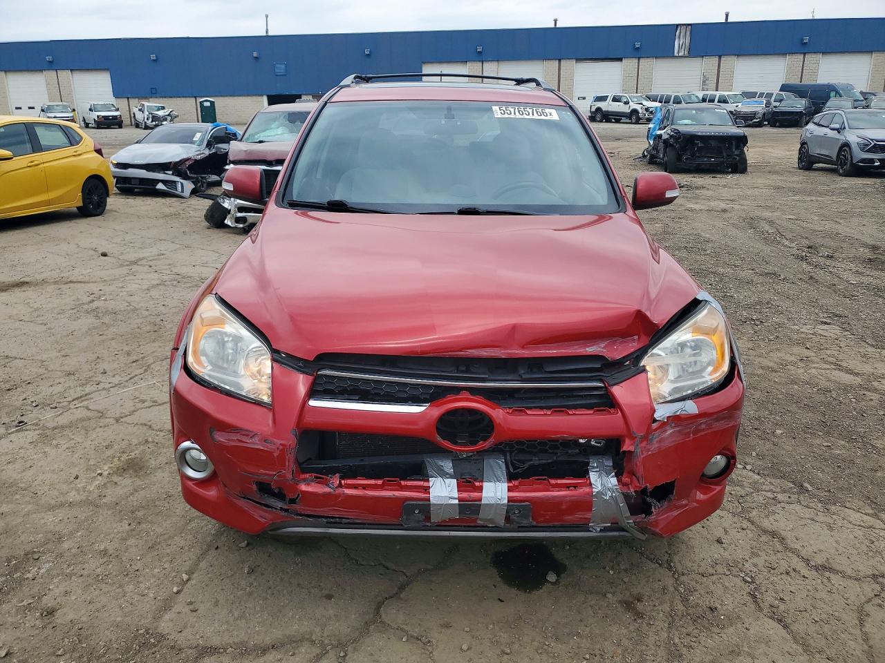 2009 Toyota Rav4 Limited Red vin: 2T3BK31V29W002405