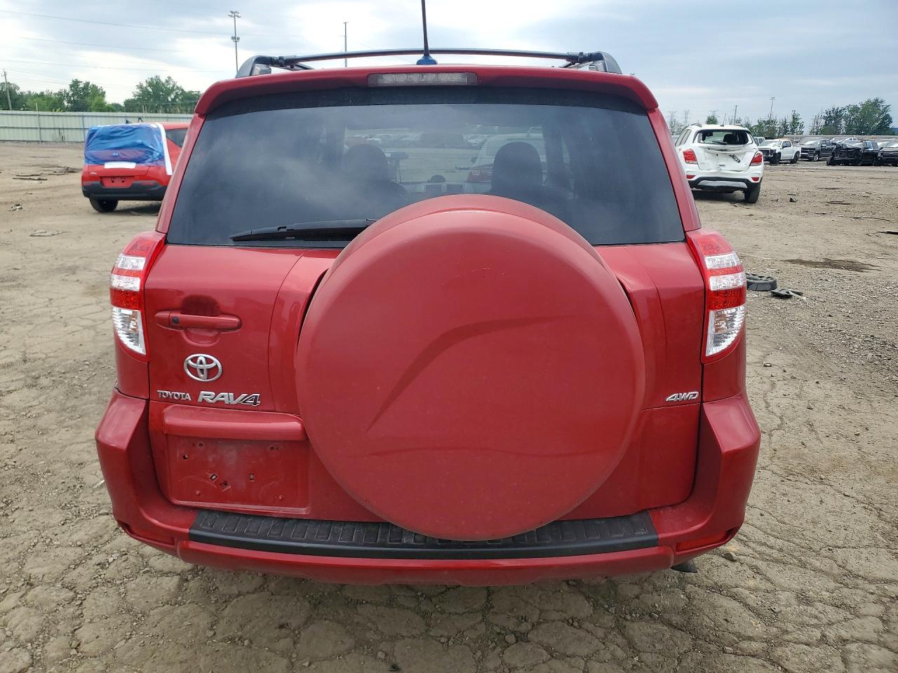 2009 Toyota Rav4 Limited Red vin: 2T3BK31V29W002405