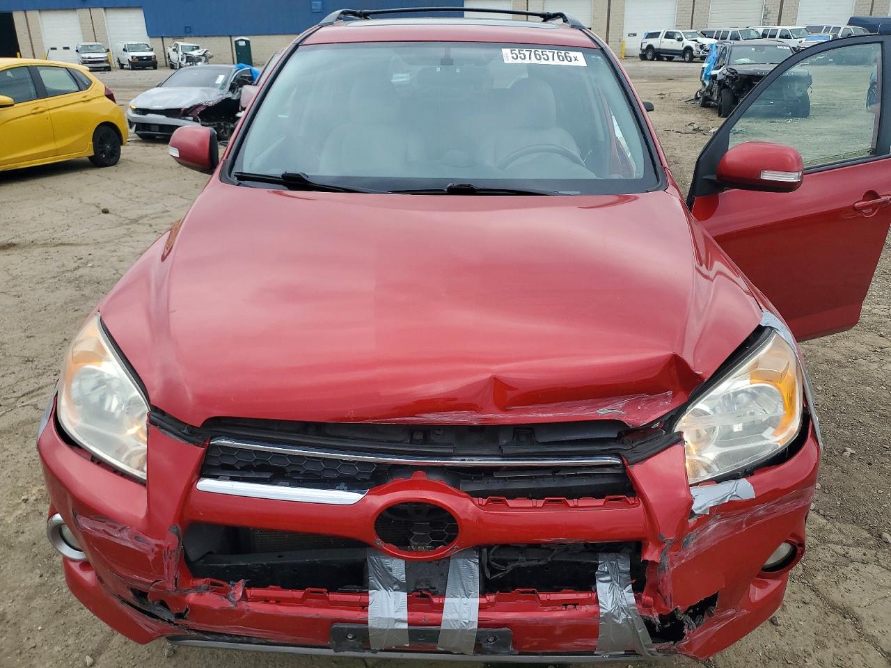 2009 Toyota Rav4 Limited Red vin: 2T3BK31V29W002405