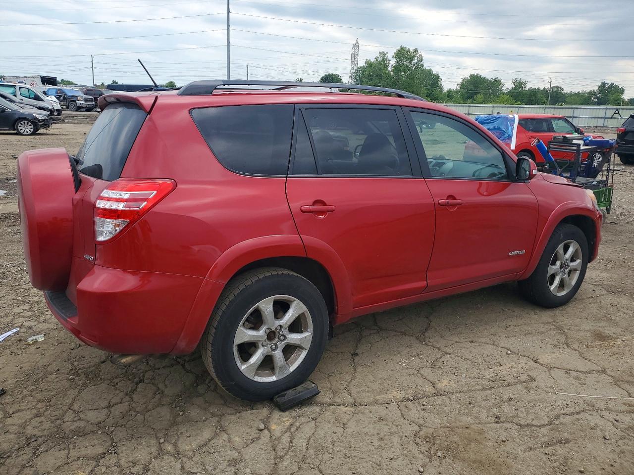 2009 Toyota Rav4 Limited Red vin: 2T3BK31V29W002405