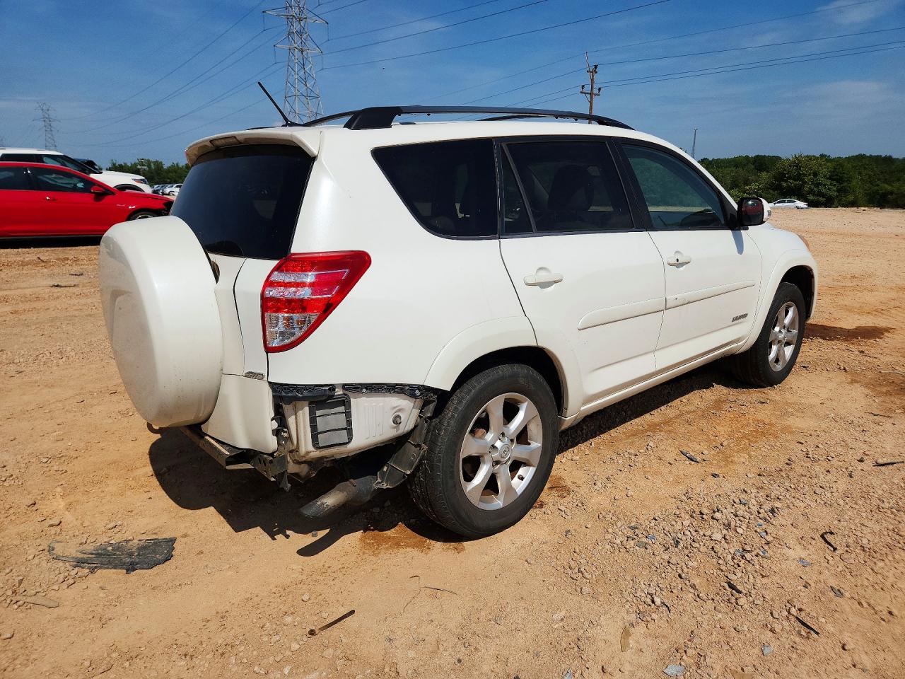 2009 Toyota Rav4 Limited Белый vin: 2T3BK31V29W004297