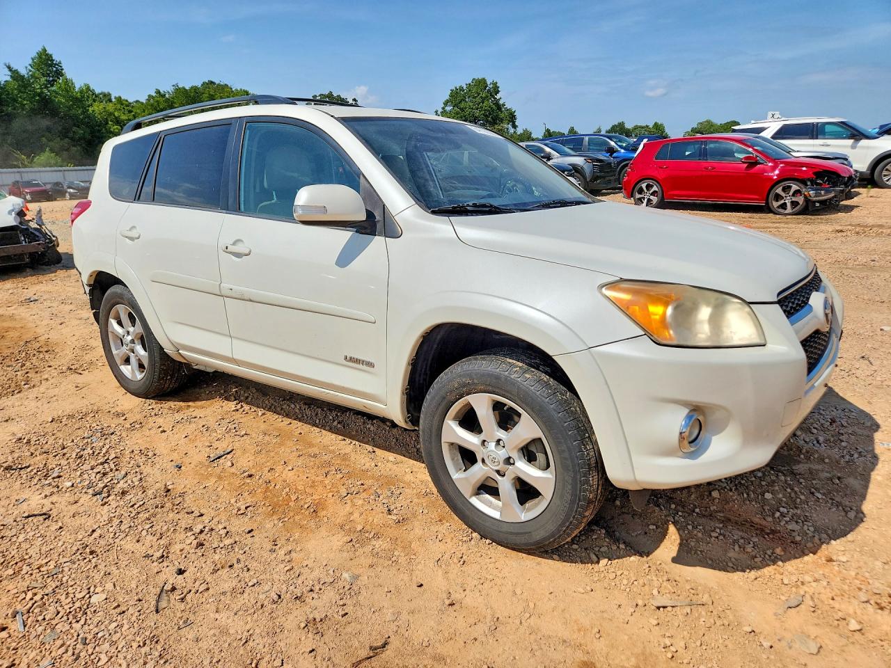 2009 Toyota Rav4 Limited Белый vin: 2T3BK31V29W004297