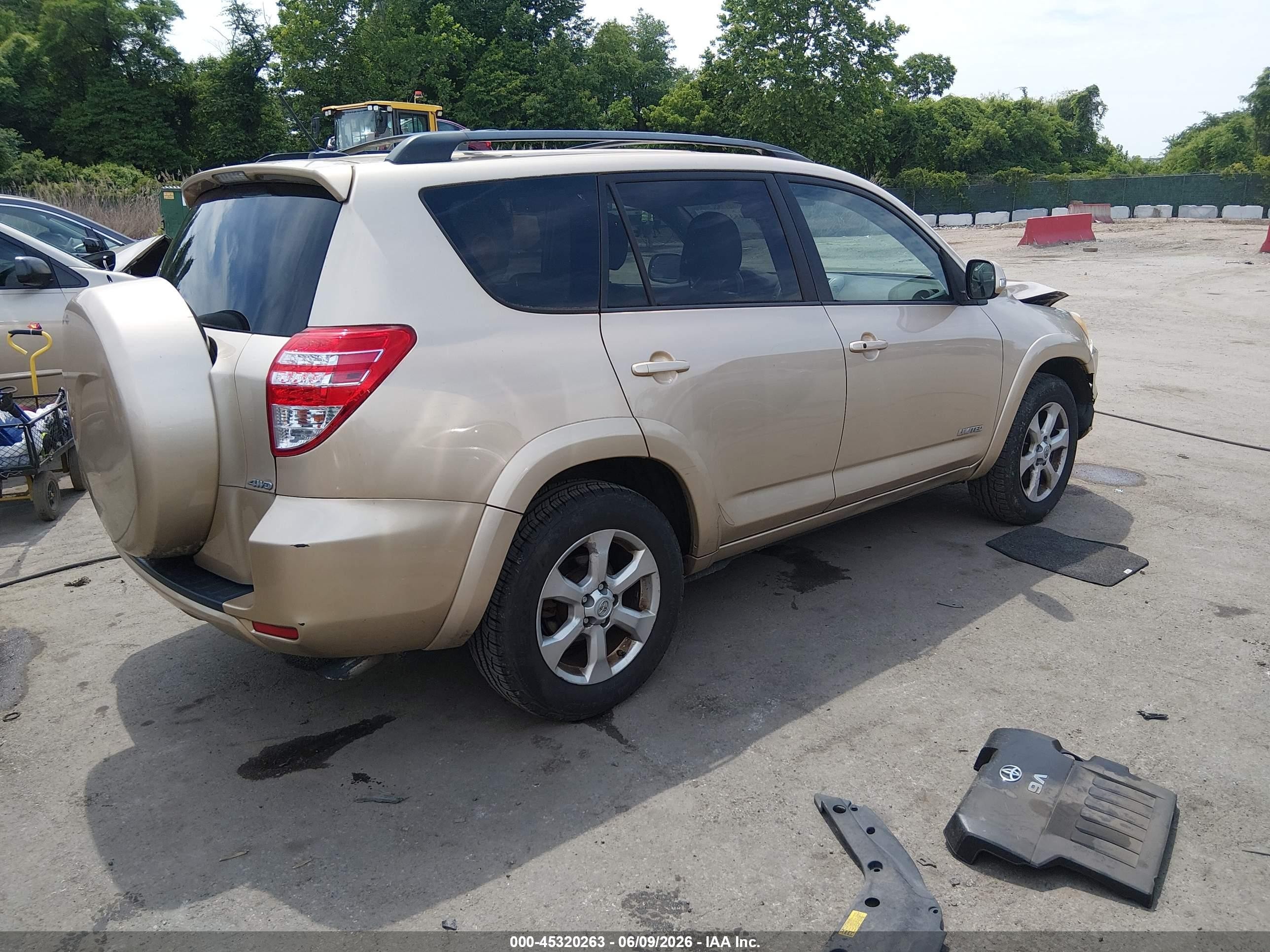 2009 Toyota Rav4 Limited V6 Gold vin: 2T3BK31V29W009533