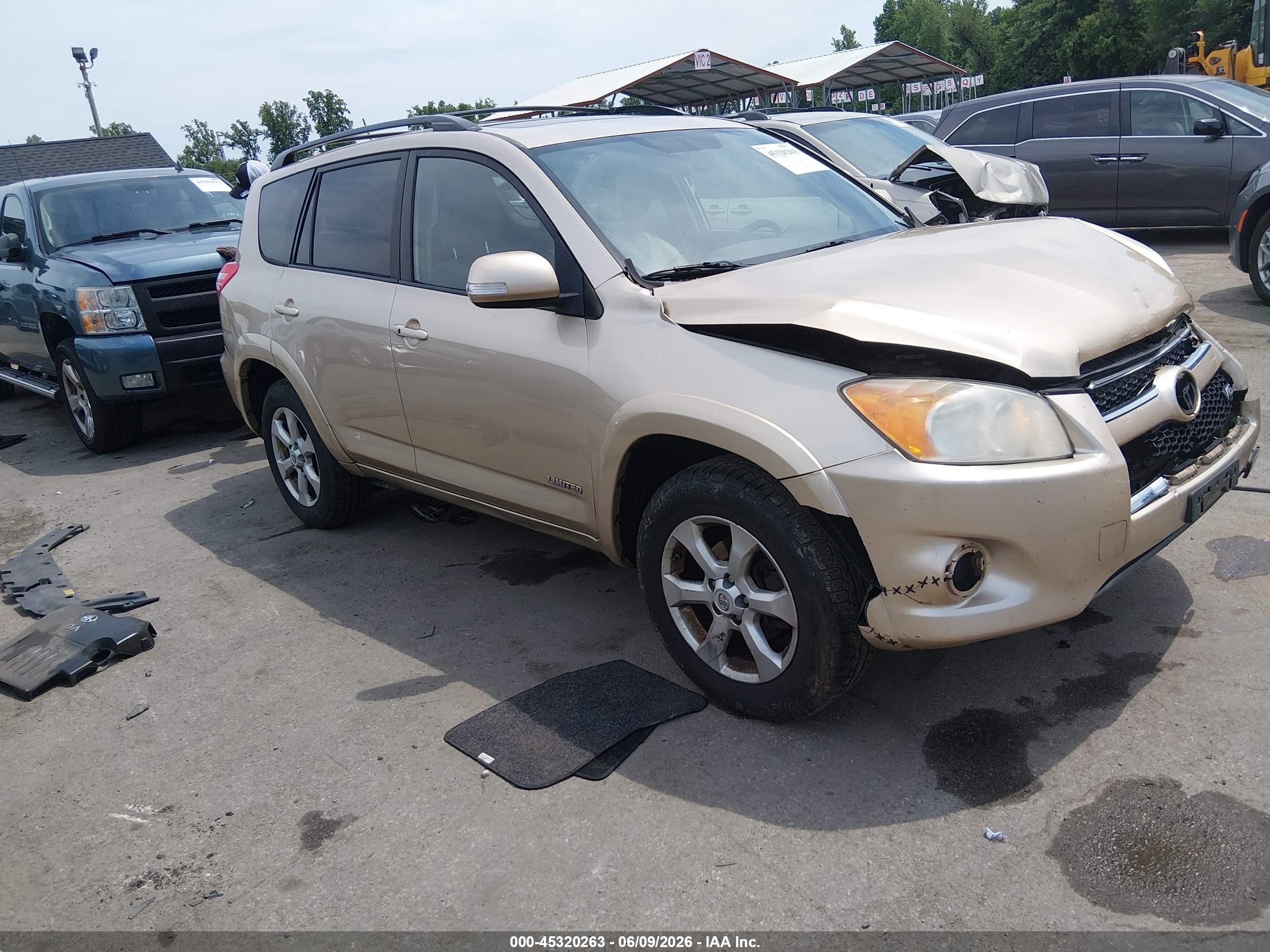 2009 Toyota Rav4 Limited V6 Gold vin: 2T3BK31V29W009533