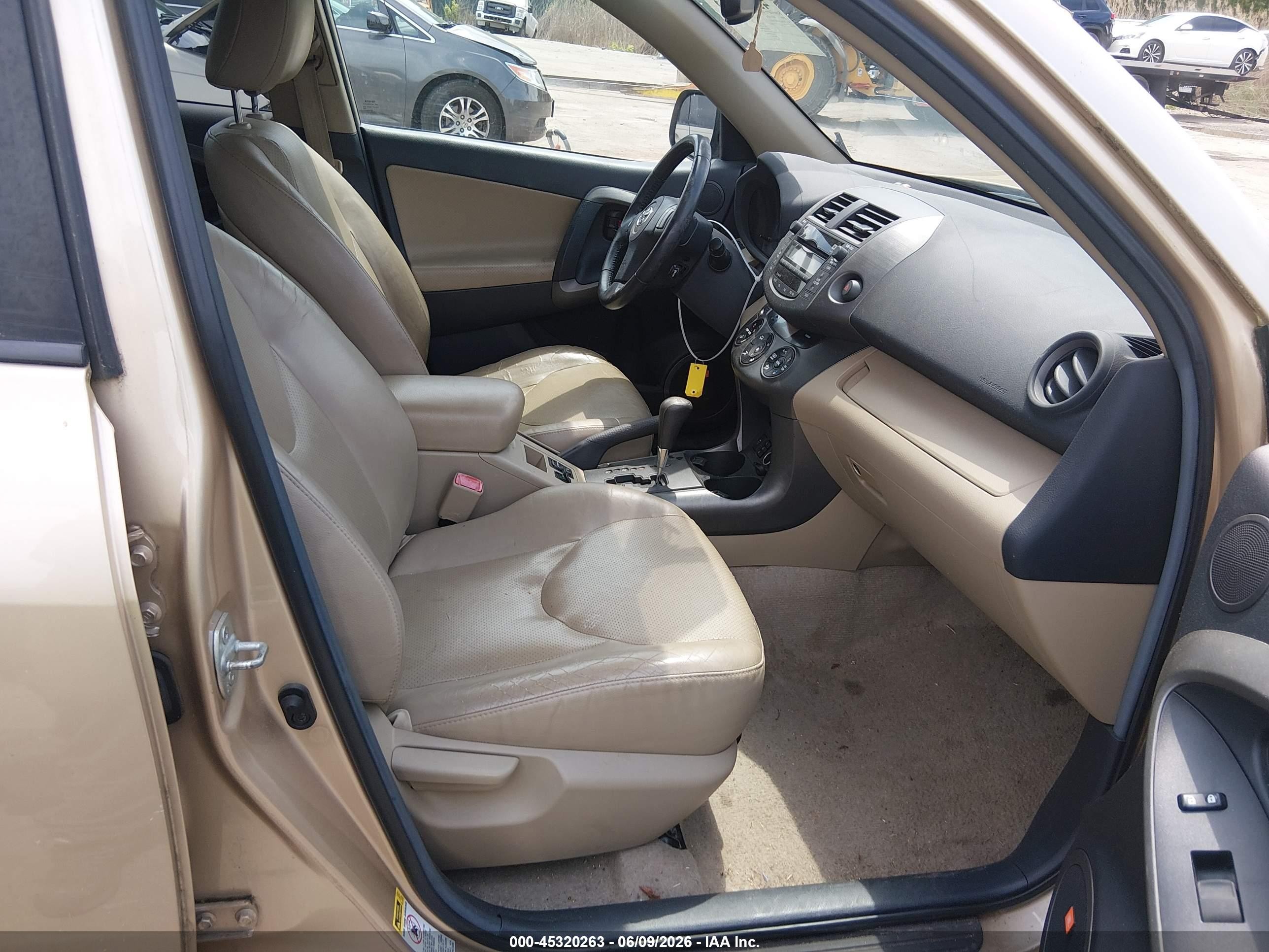 2009 Toyota Rav4 Limited V6 Gold vin: 2T3BK31V29W009533