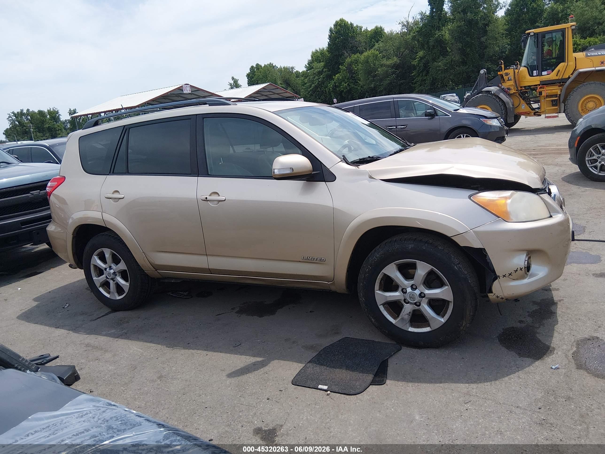2009 Toyota Rav4 Limited V6 Gold vin: 2T3BK31V29W009533