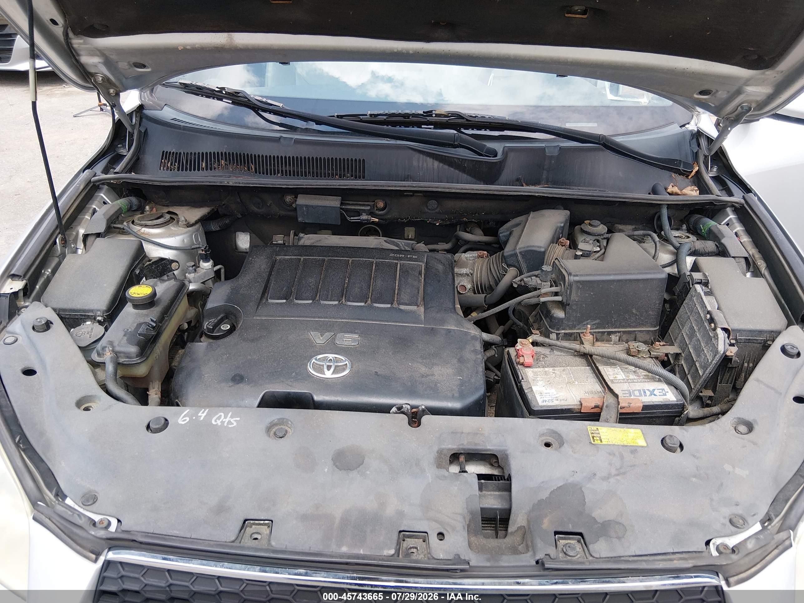 2009 Toyota Rav4 Limited V6 Silver vin: 2T3BK31V59W007677
