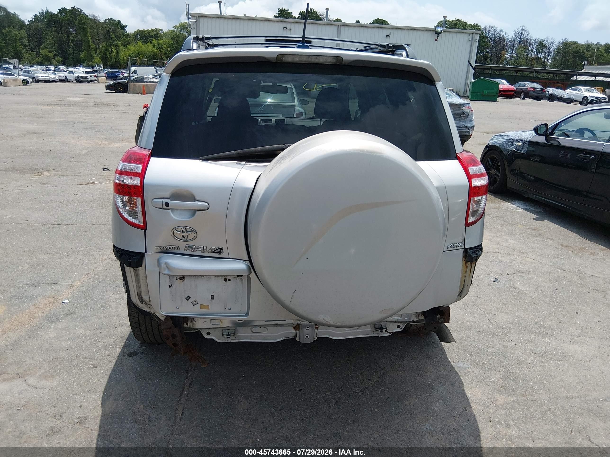 2009 Toyota Rav4 Limited V6 Silver vin: 2T3BK31V59W007677