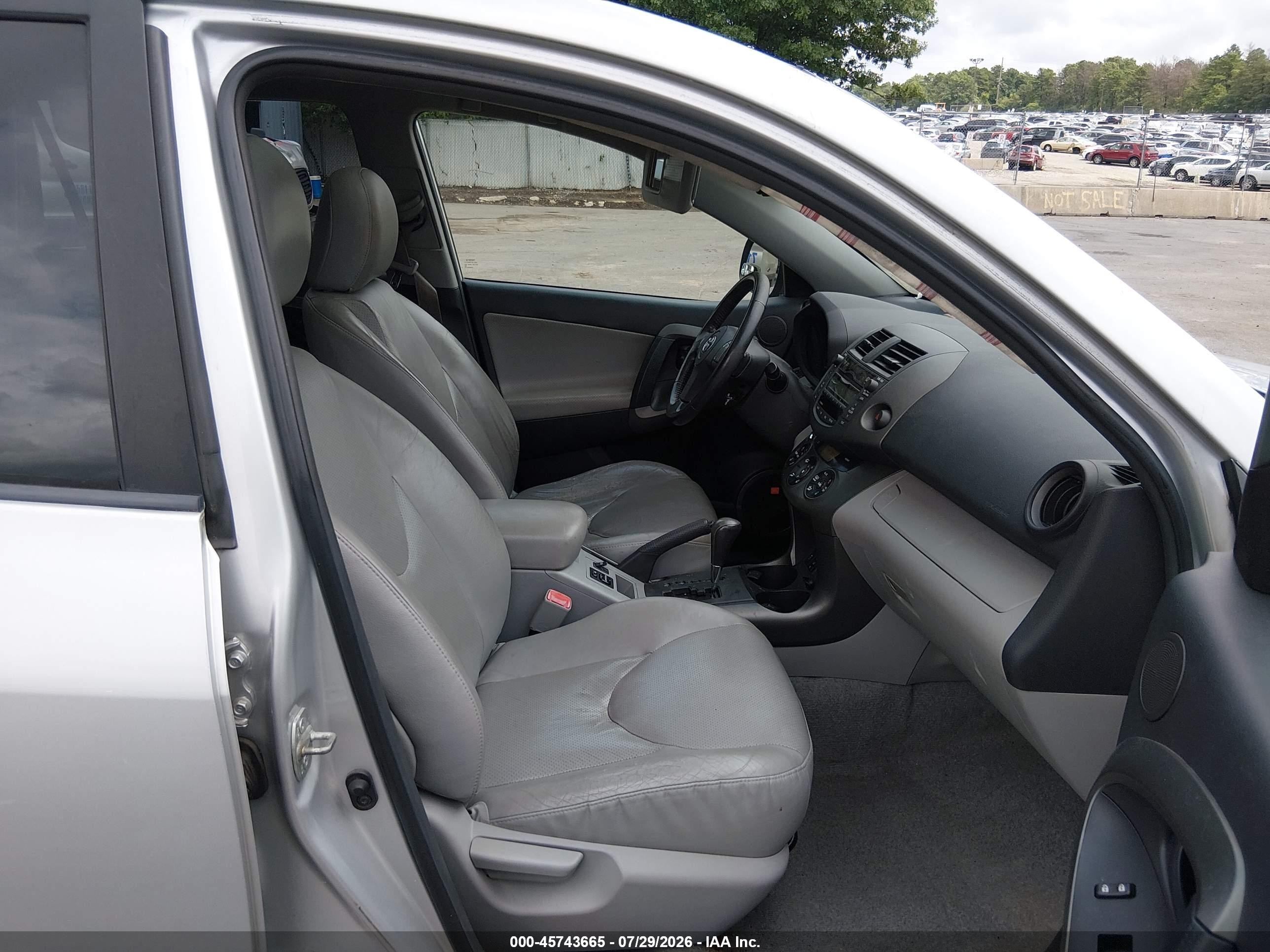 2009 Toyota Rav4 Limited V6 Silver vin: 2T3BK31V59W007677