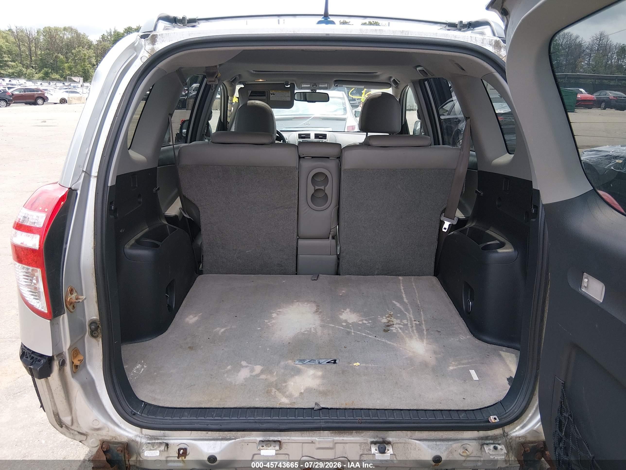 2009 Toyota Rav4 Limited V6 Silver vin: 2T3BK31V59W007677