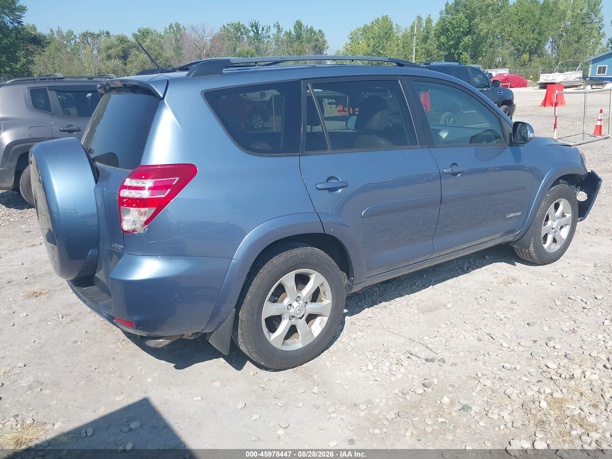 2009 Toyota Rav4 Limited V6 Blue vin: 2T3BK31V59W009946