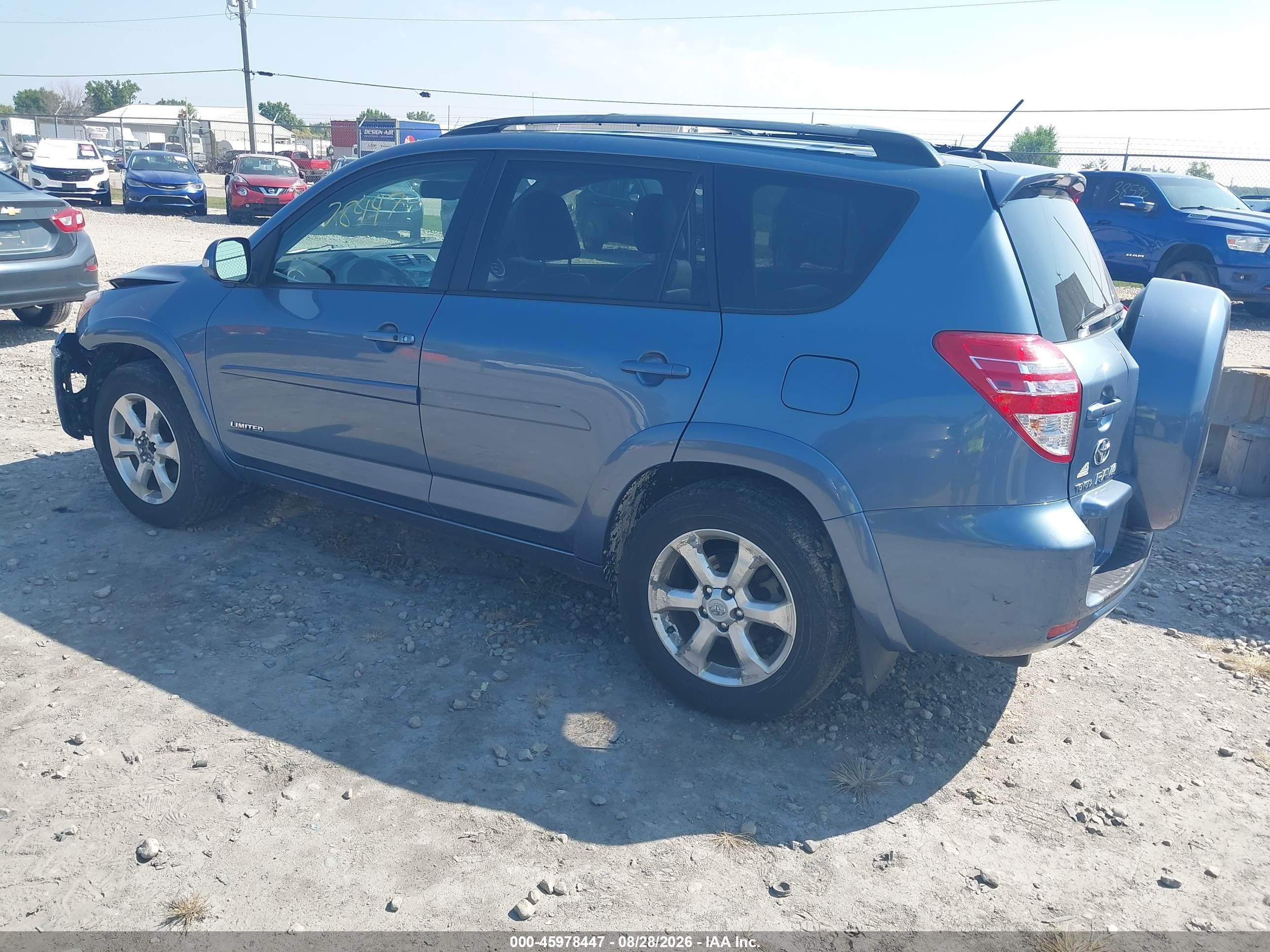 2009 Toyota Rav4 Limited V6 Blue vin: 2T3BK31V59W009946