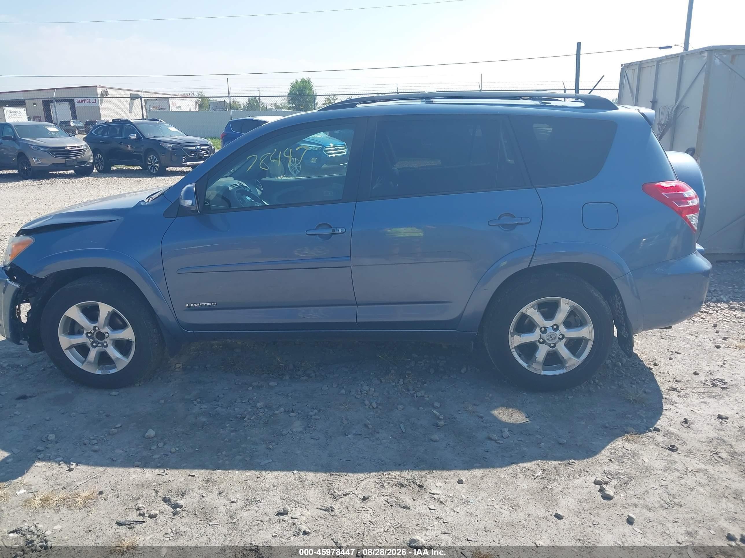 2009 Toyota Rav4 Limited V6 Blue vin: 2T3BK31V59W009946