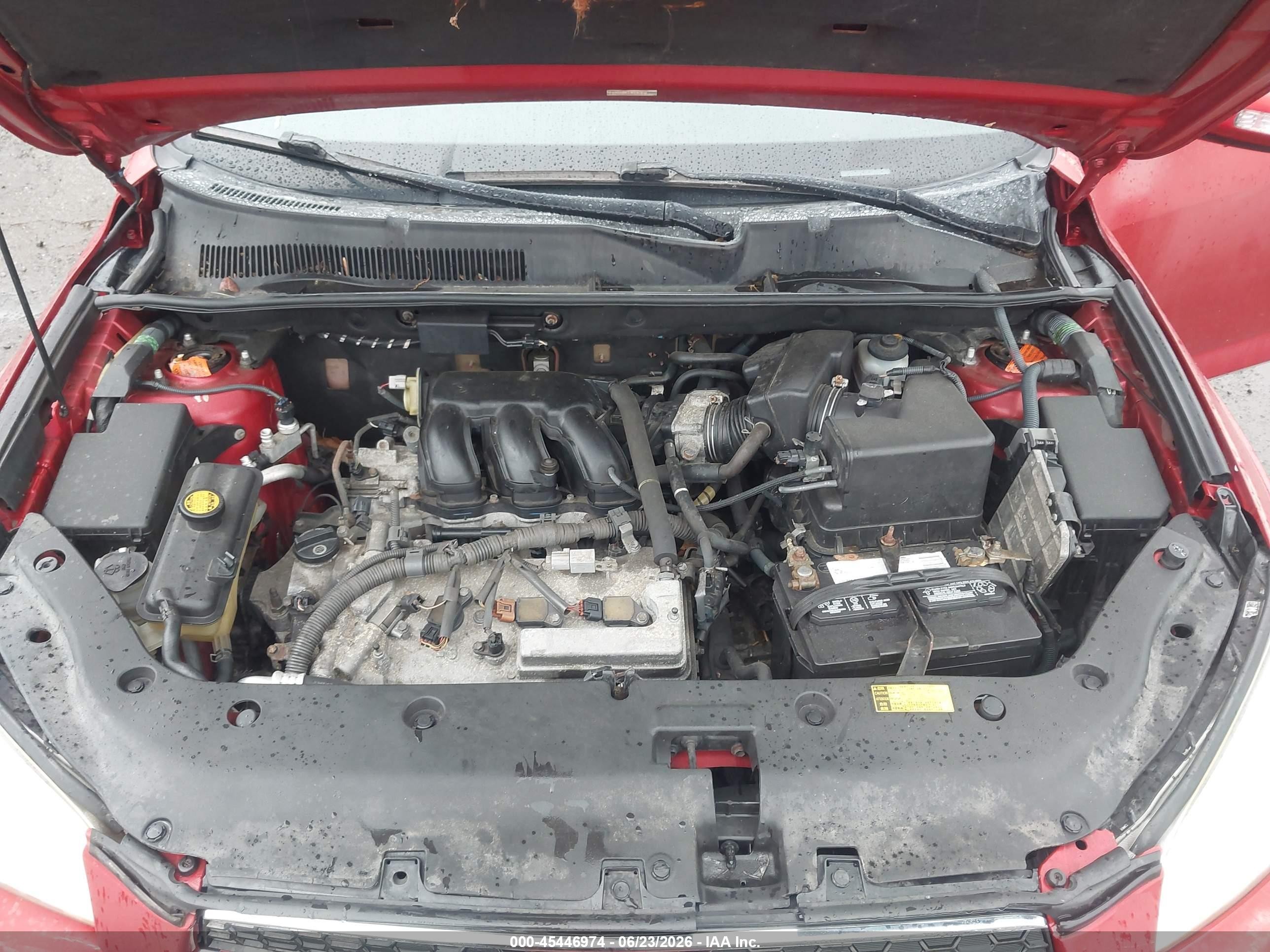 2009 Toyota Rav4 Limited V6 Red vin: 2T3BK31V69W004108