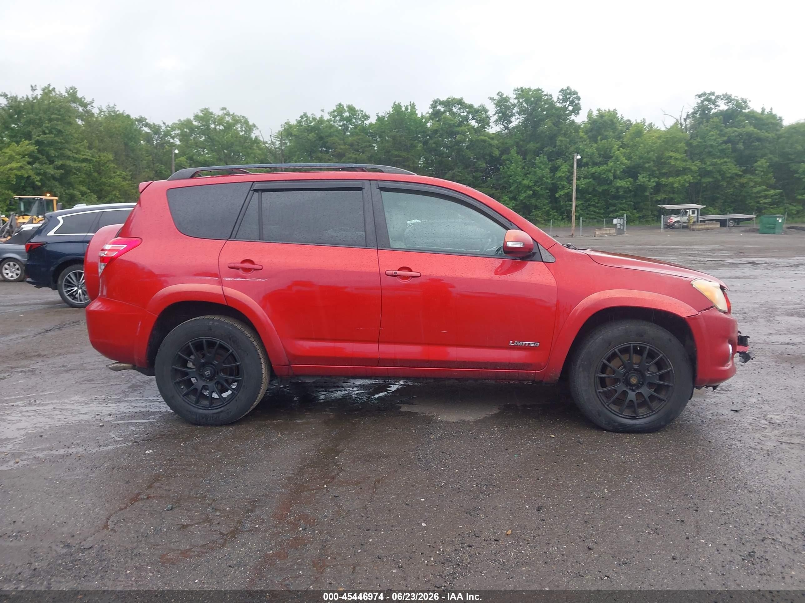 2009 Toyota Rav4 Limited V6 Red vin: 2T3BK31V69W004108