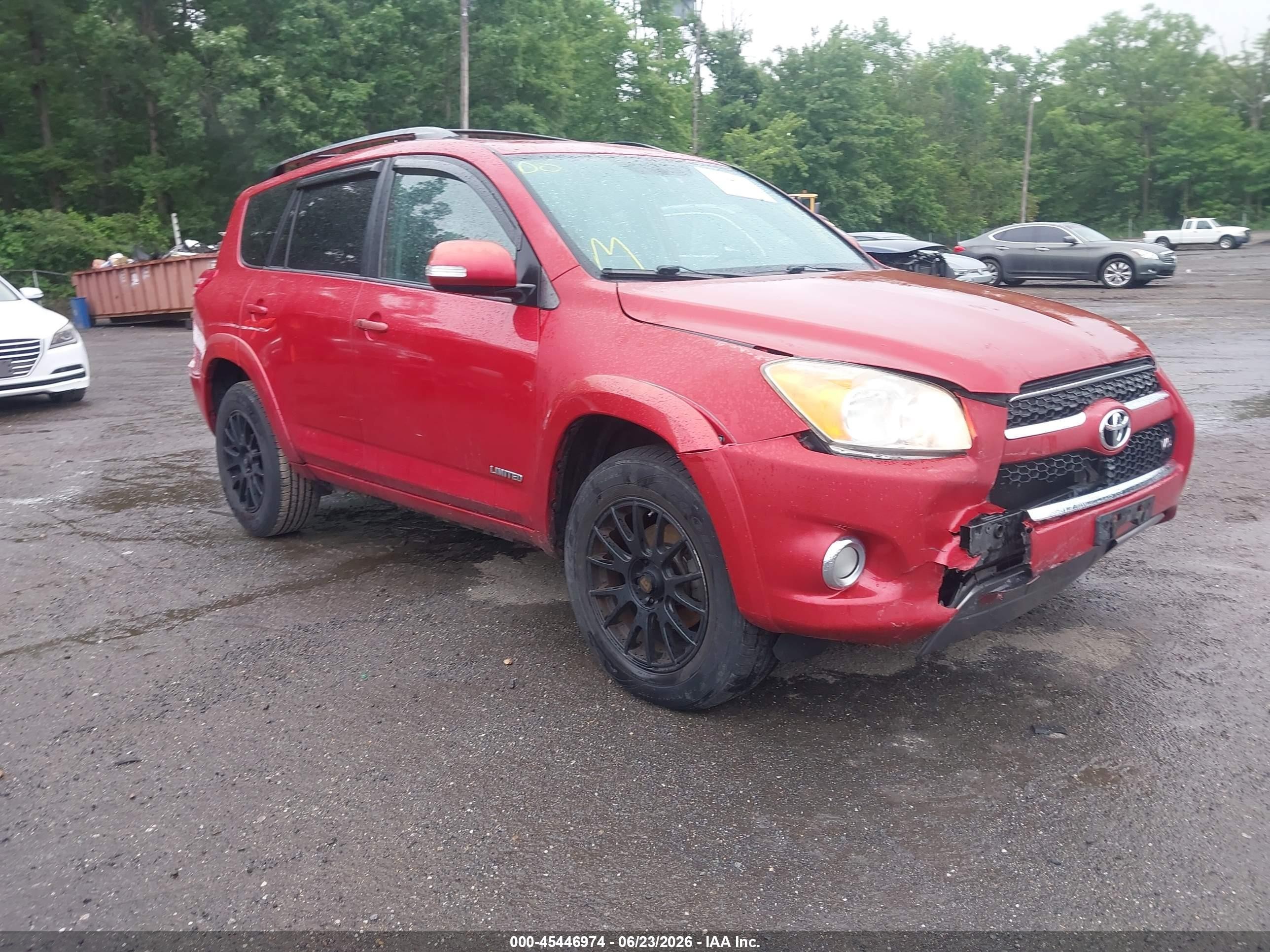 2009 Toyota Rav4 Limited V6 Red vin: 2T3BK31V69W004108