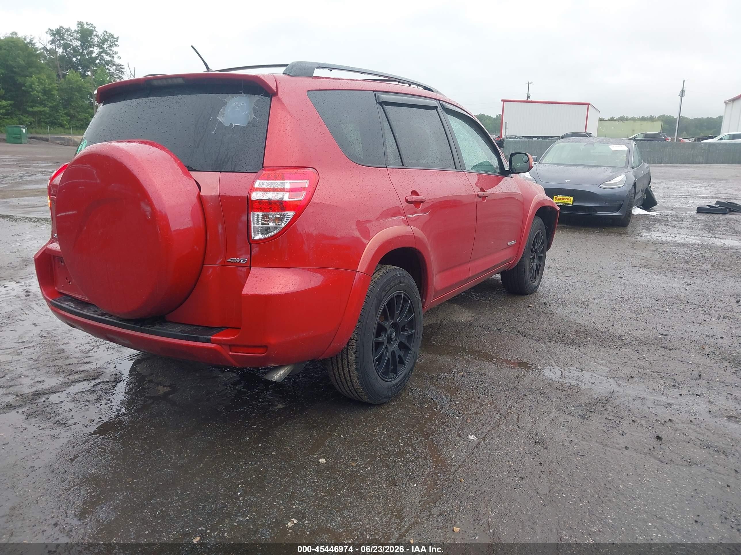 2009 Toyota Rav4 Limited V6 Red vin: 2T3BK31V69W004108
