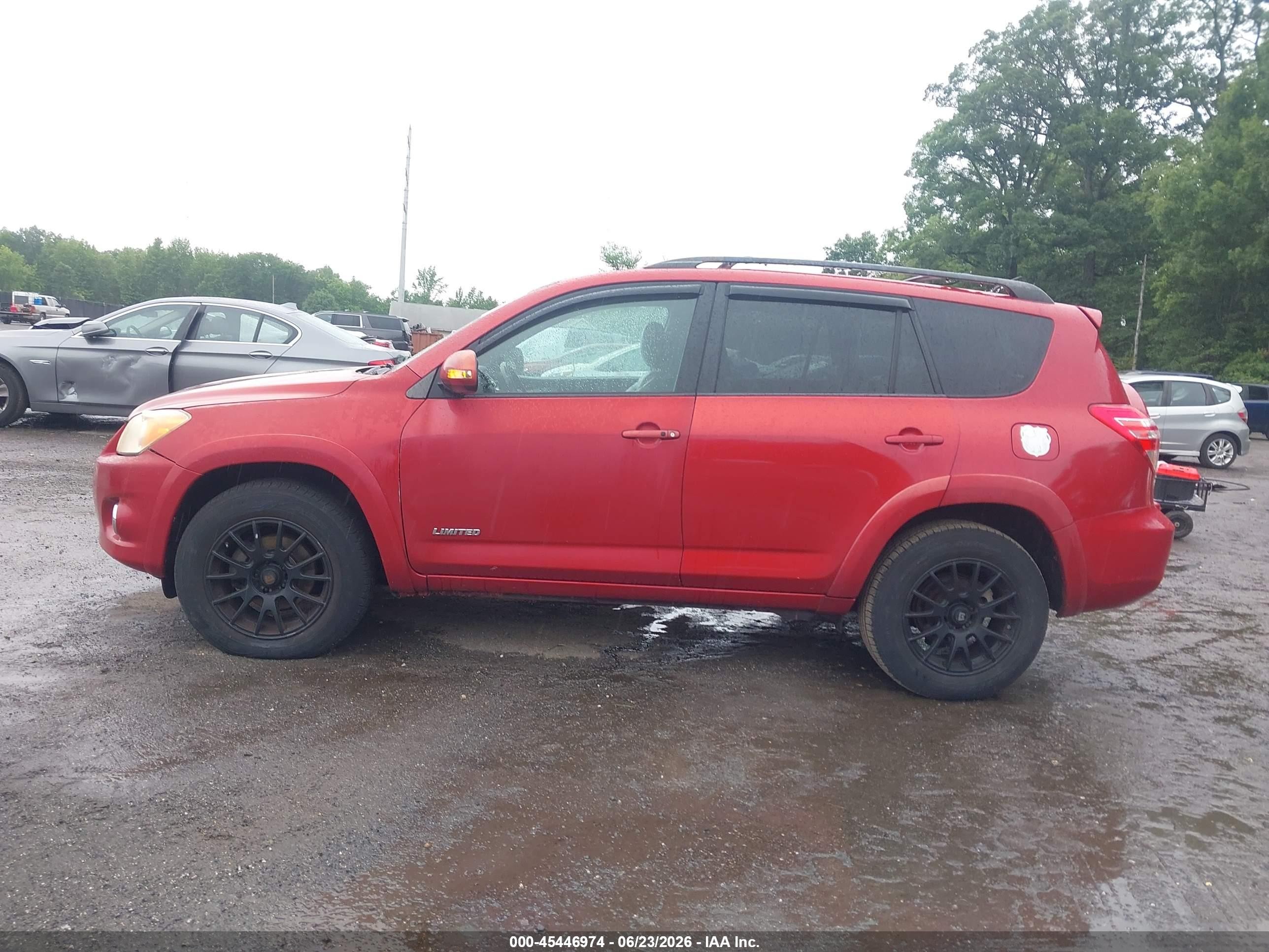 2009 Toyota Rav4 Limited V6 Red vin: 2T3BK31V69W004108