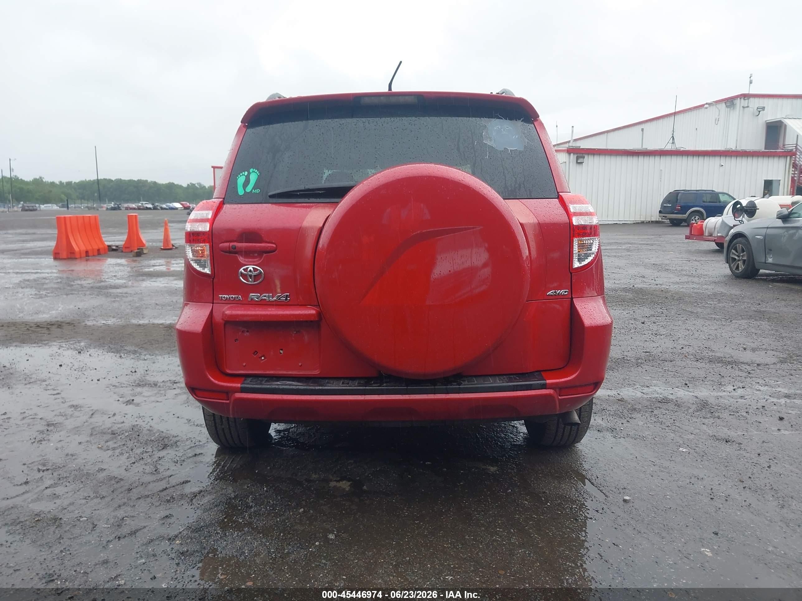 2009 Toyota Rav4 Limited V6 Red vin: 2T3BK31V69W004108