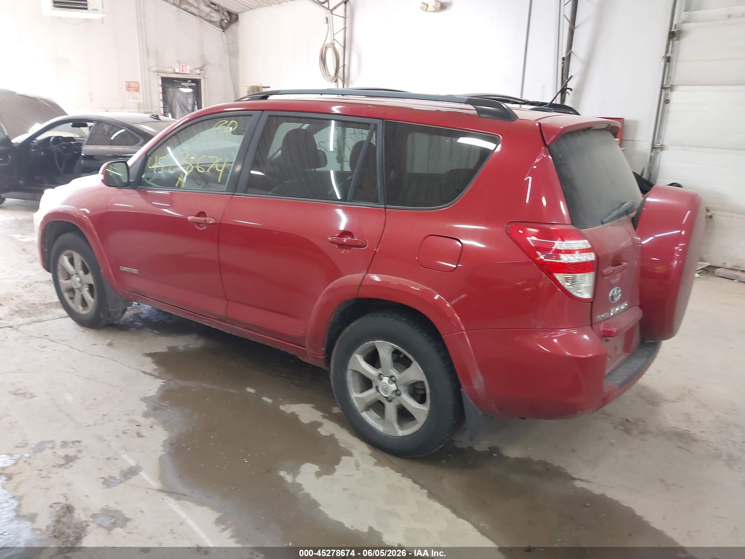 2009 Toyota Rav4 Limited V6 Red vin: 2T3BK31V69W009129