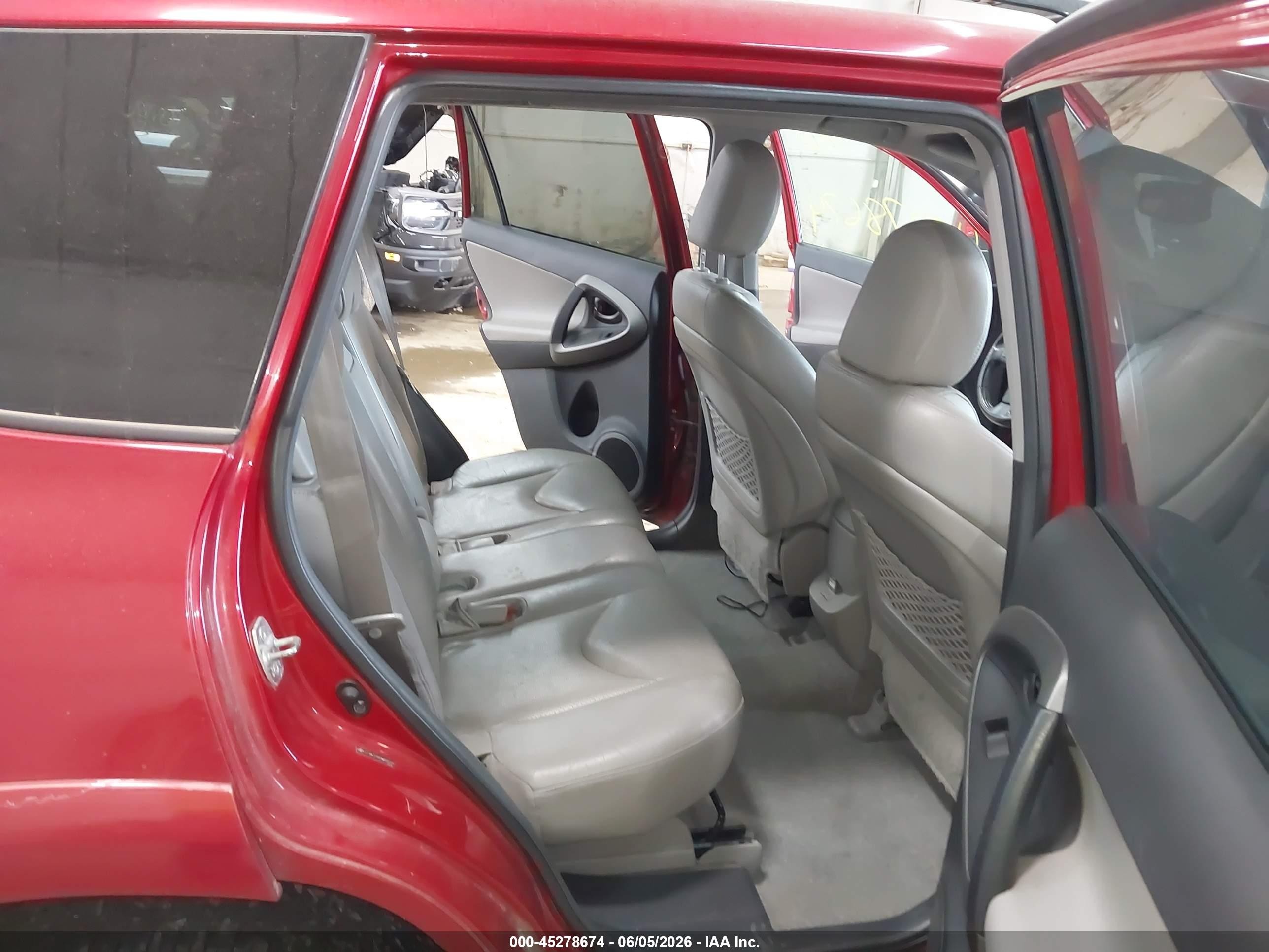 2009 Toyota Rav4 Limited V6 Red vin: 2T3BK31V69W009129